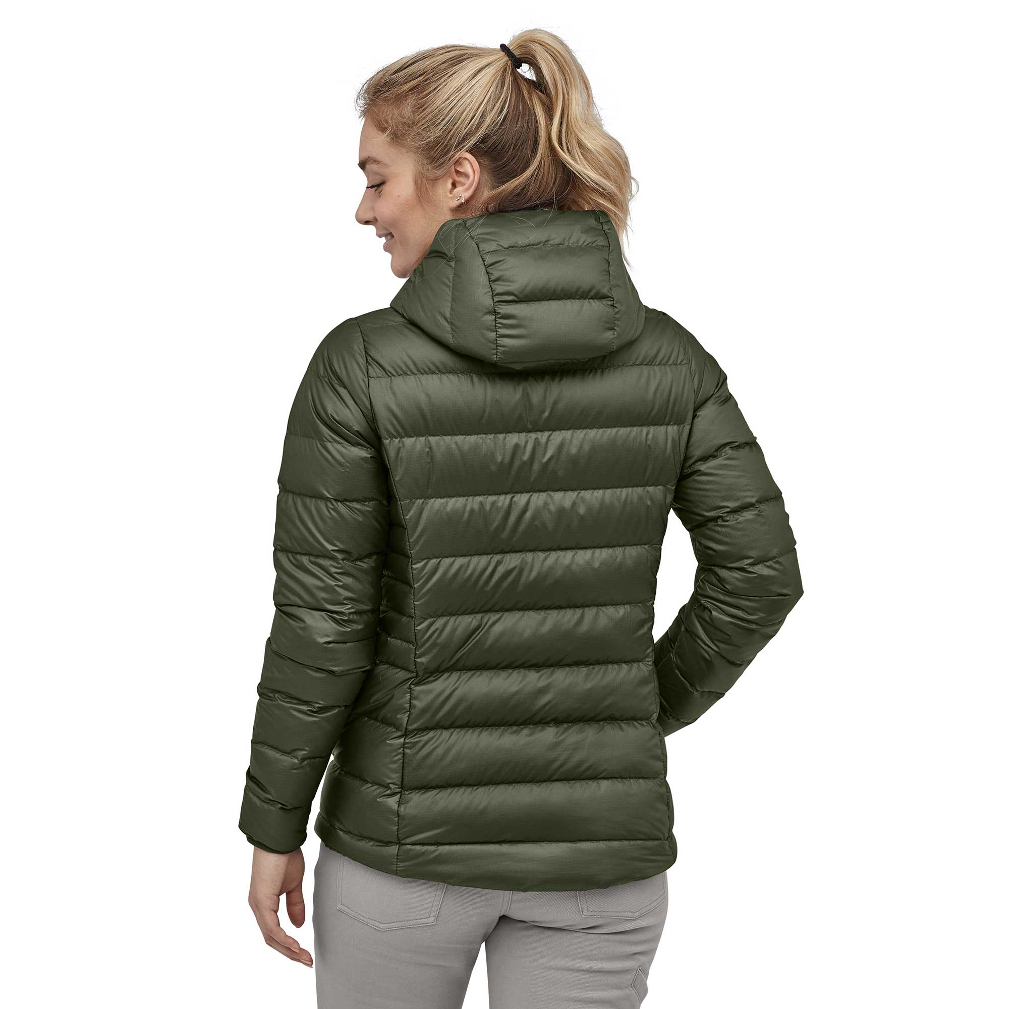 Patagonia Womens Down Sweater Hoody Pullover — available at Norwood