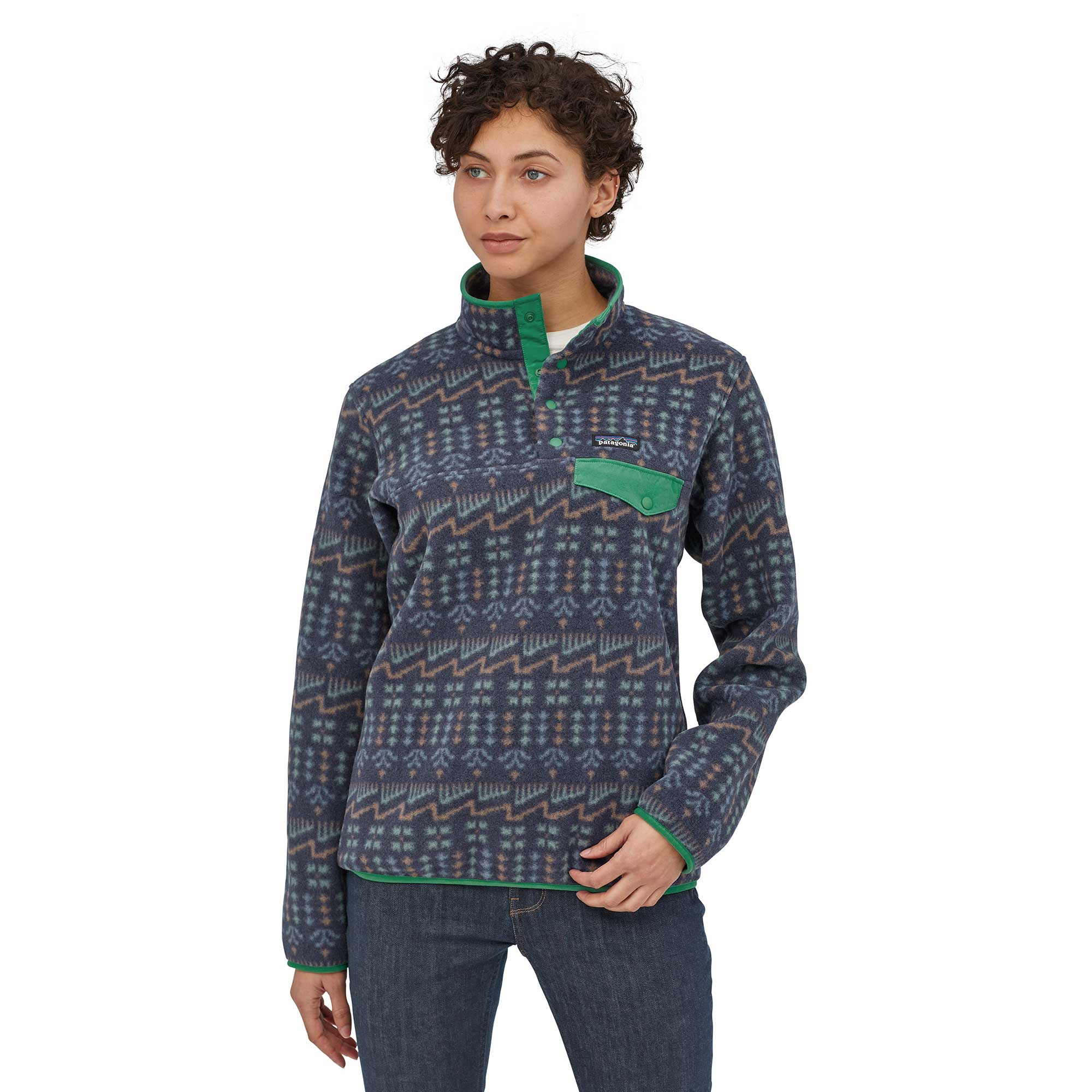 Patagonia Womens Lightweight Synchilla® Snap-t® Pullover — available at Norwood