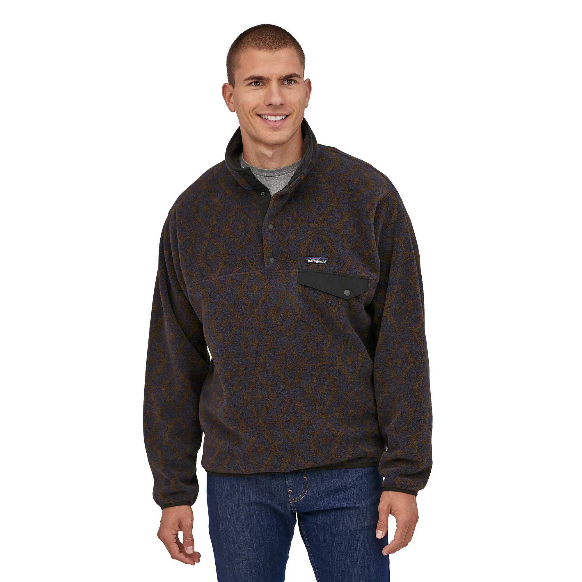 Patagonia Mens Lightweight Synchilla® Snap-t® Pullover — available at Norwood