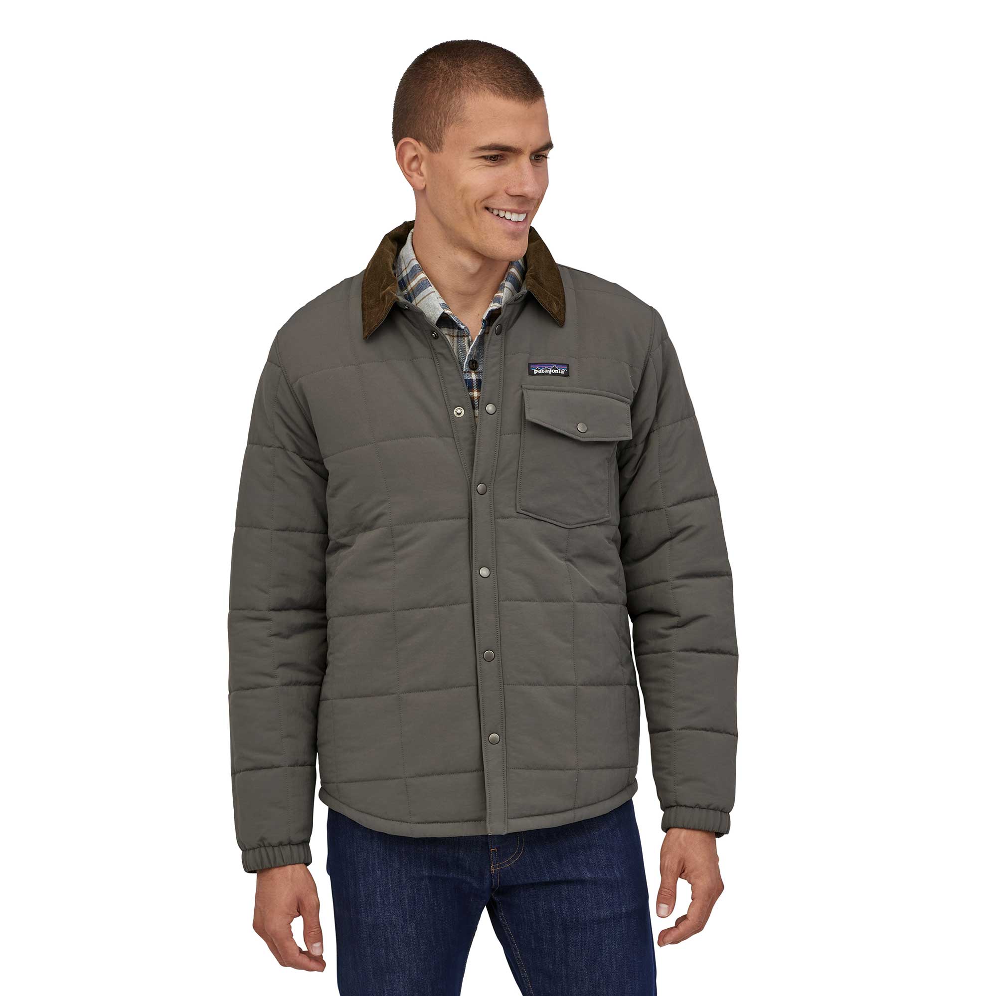Patagonia Mens Isthmus Quilted Shirt Jacket — available at Norwood
