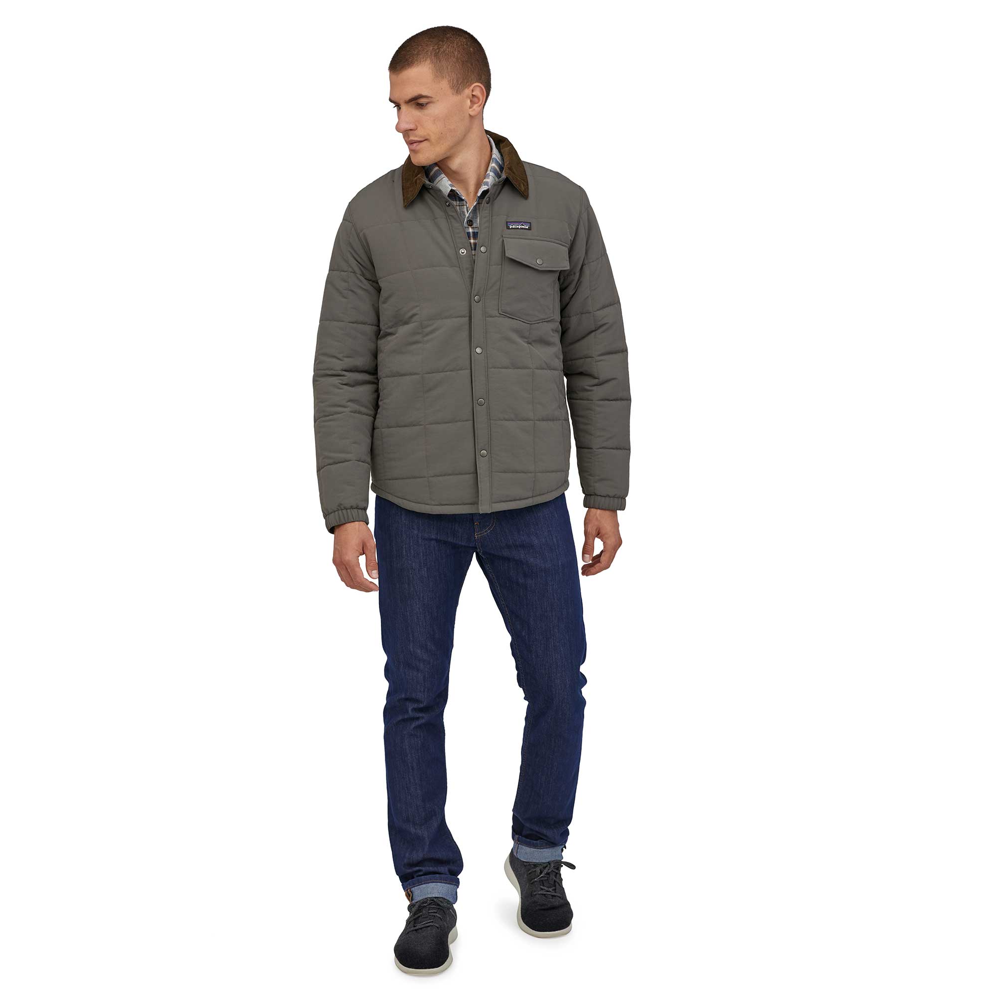 Patagonia Mens Isthmus Quilted Shirt Jacket — available at Norwood