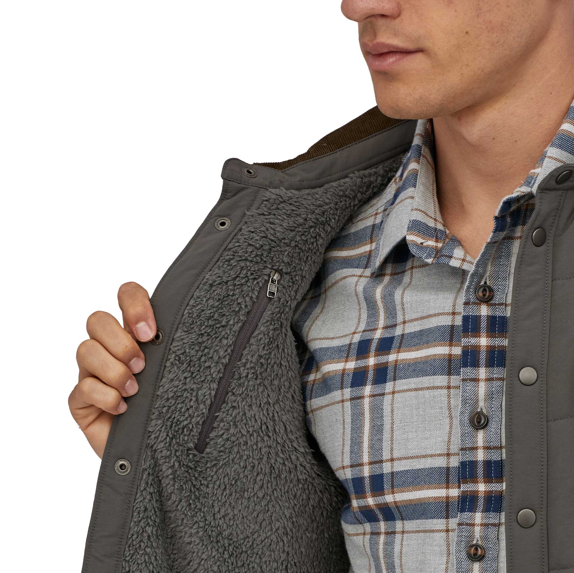 Patagonia Mens Isthmus Quilted Shirt Jacket — available at Norwood