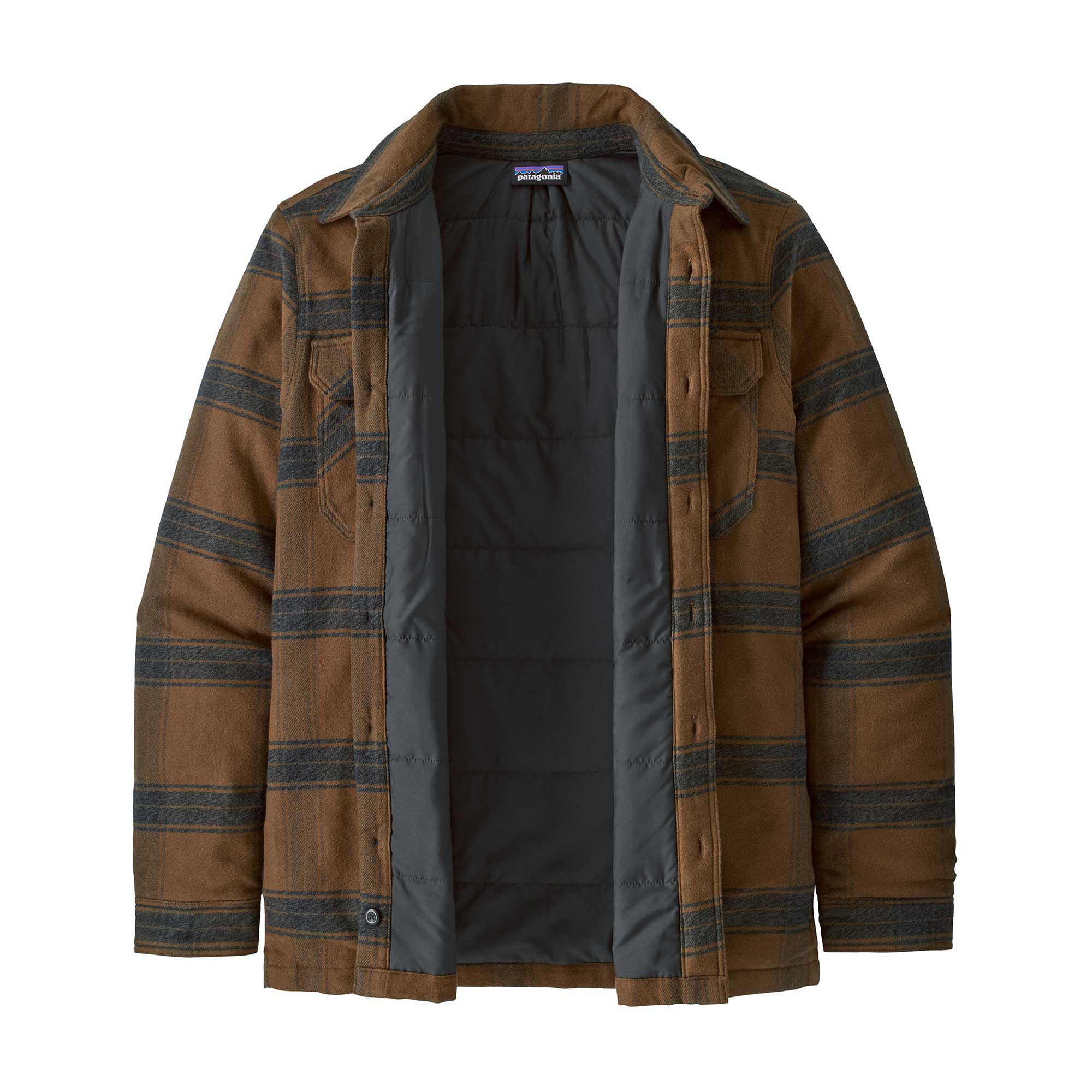 Patagonia Mens Insulated Fjord Flannel Jacket — available at Norwood