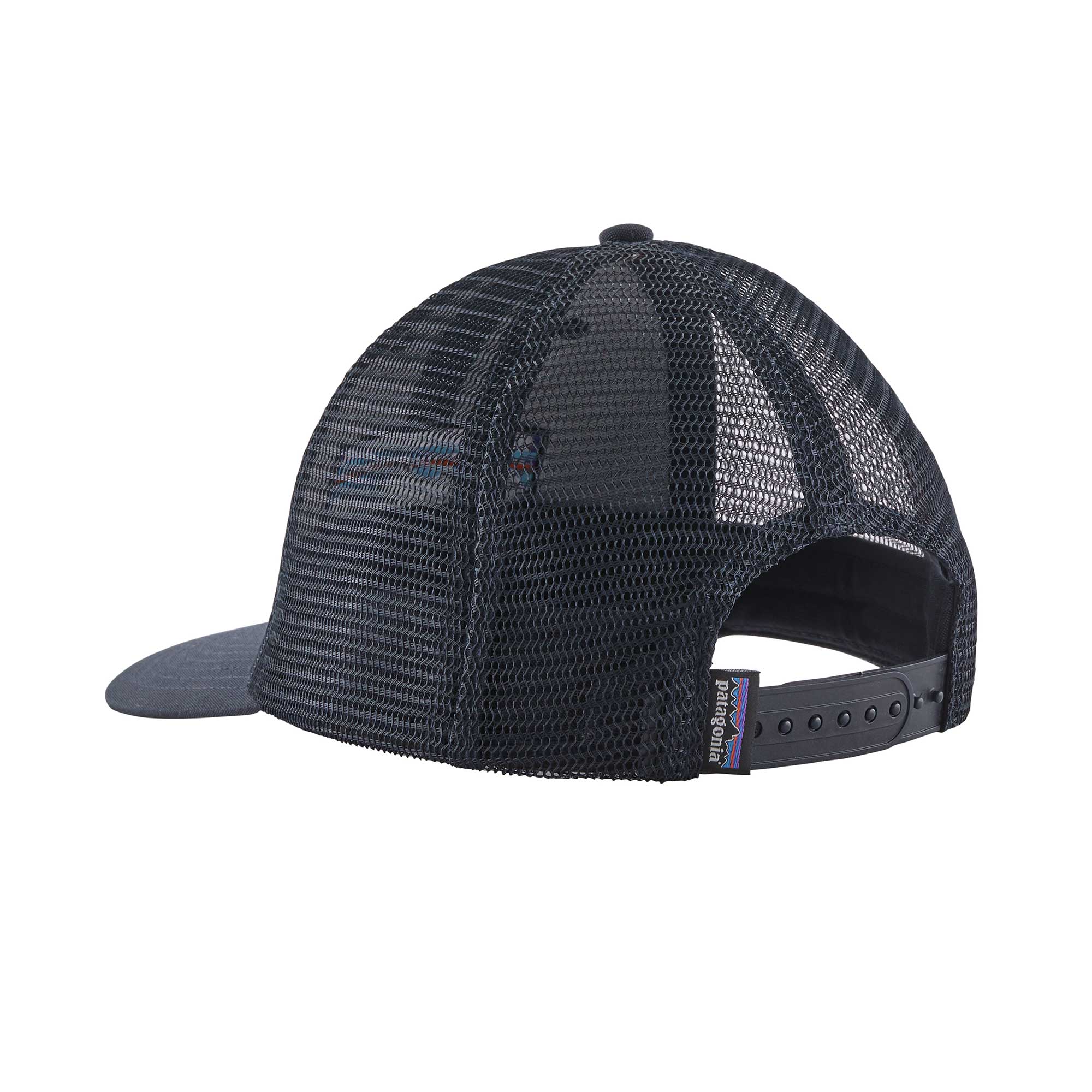 Patagonia P-6 Logo Lopro Trucker Hat, navy — available at Norwood