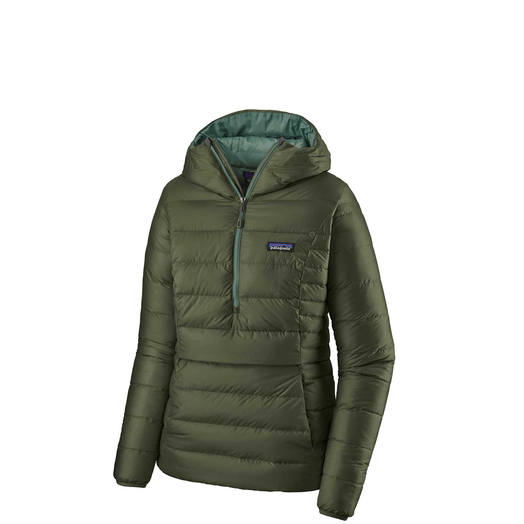 Patagonia Womens Down Sweater Hoody Pullover — available at Norwood