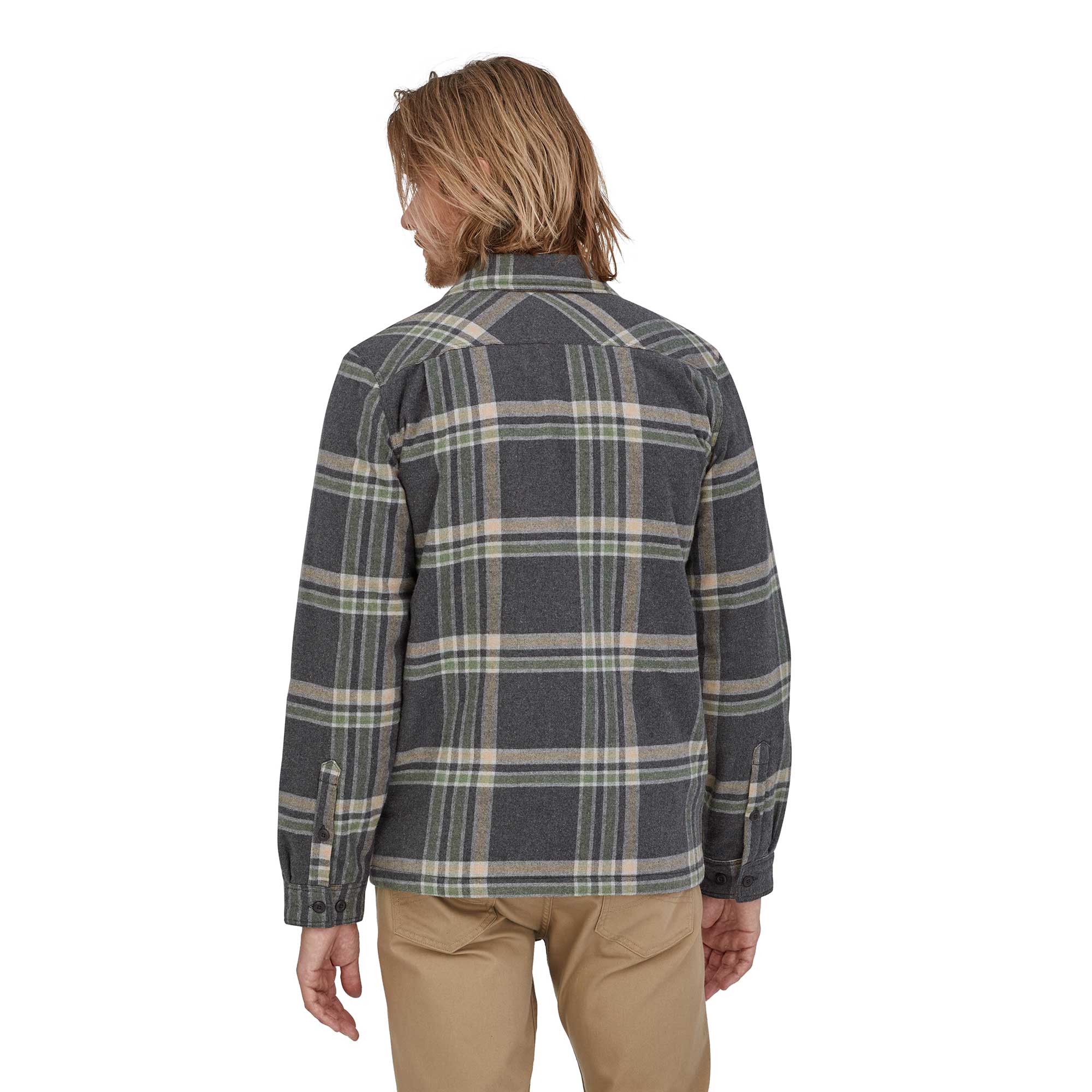 Patagonia Mens Insulated Organic Cotton Midweight Fjord Flannel Shirt — available at Norwood