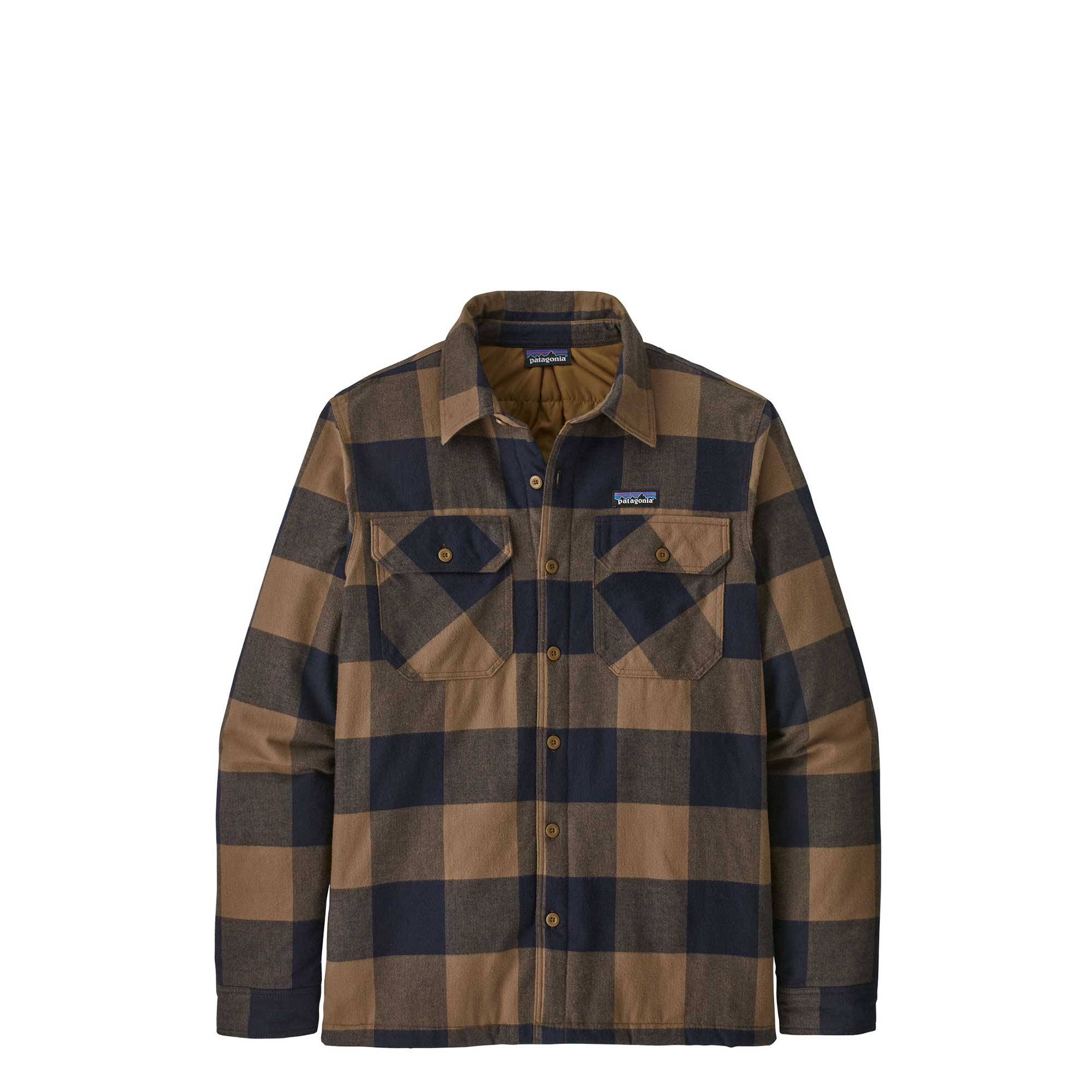 Patagonia Mens Insulated Organic Cotton Midweight Fjord Flannel Shirt — available at Norwood