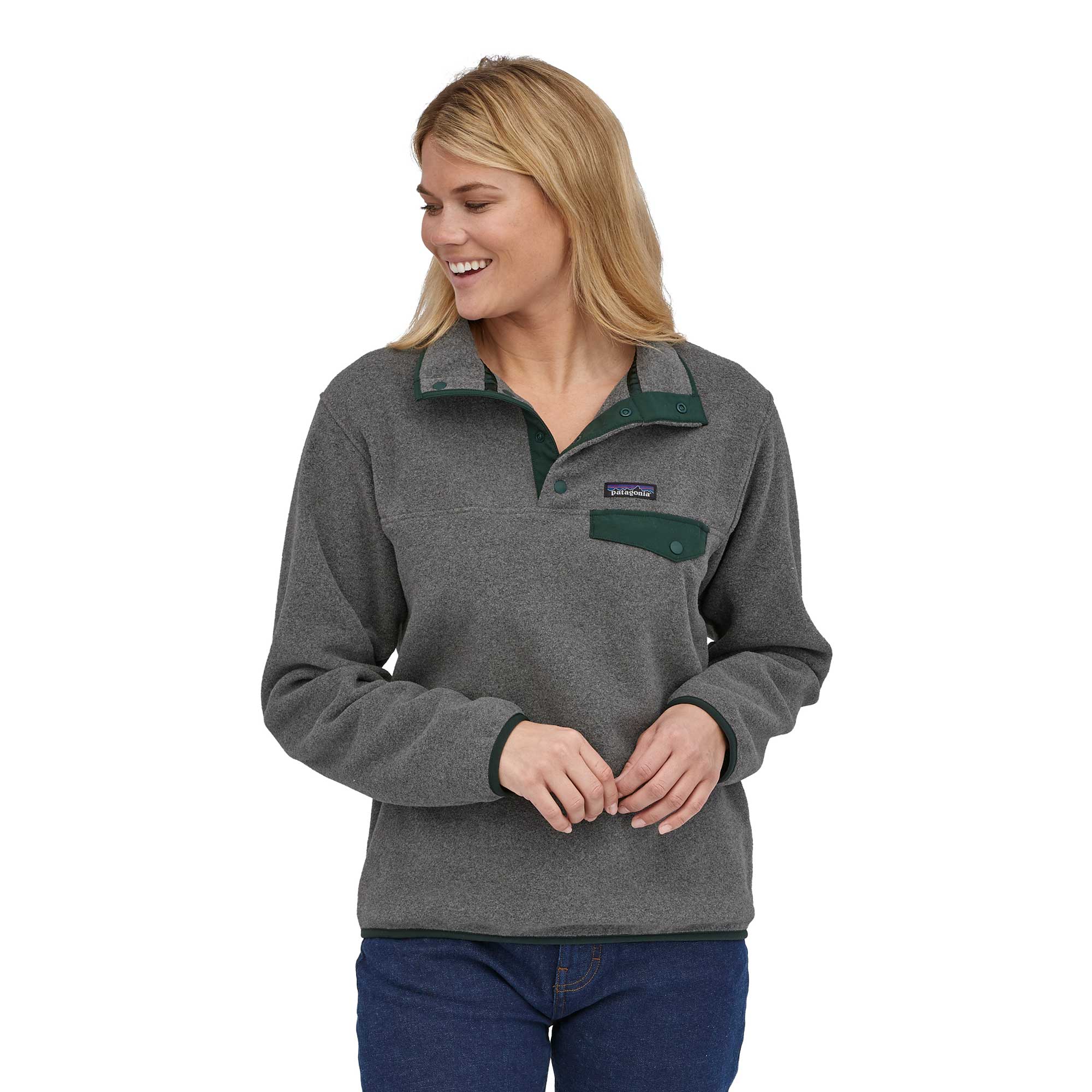 Patagonia Womens Lightweight Synchilla® Snap-t® Pullover — available at Norwood