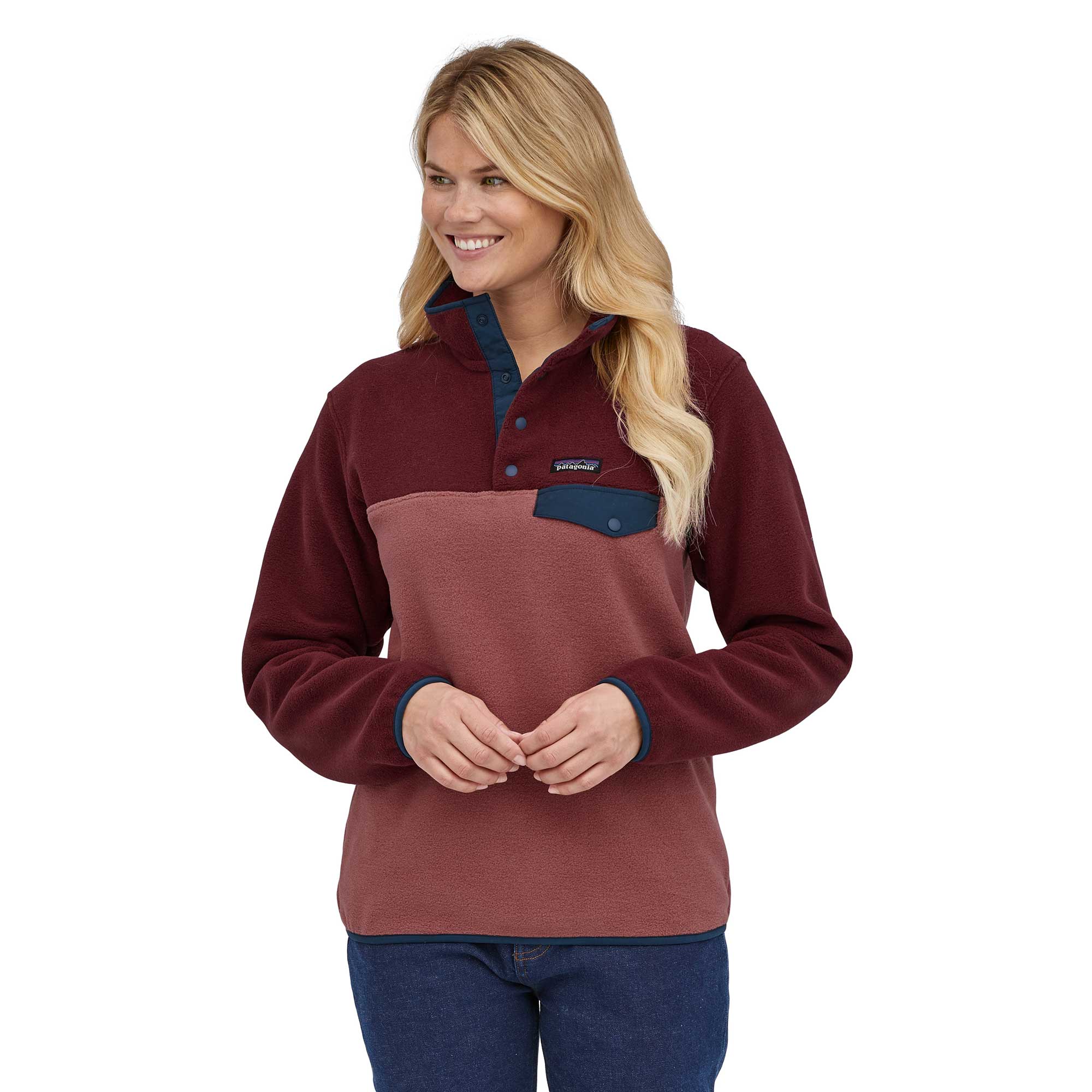 Patagonia Womens Lightweight Synchilla® Snap-t® Pullover — available at Norwood