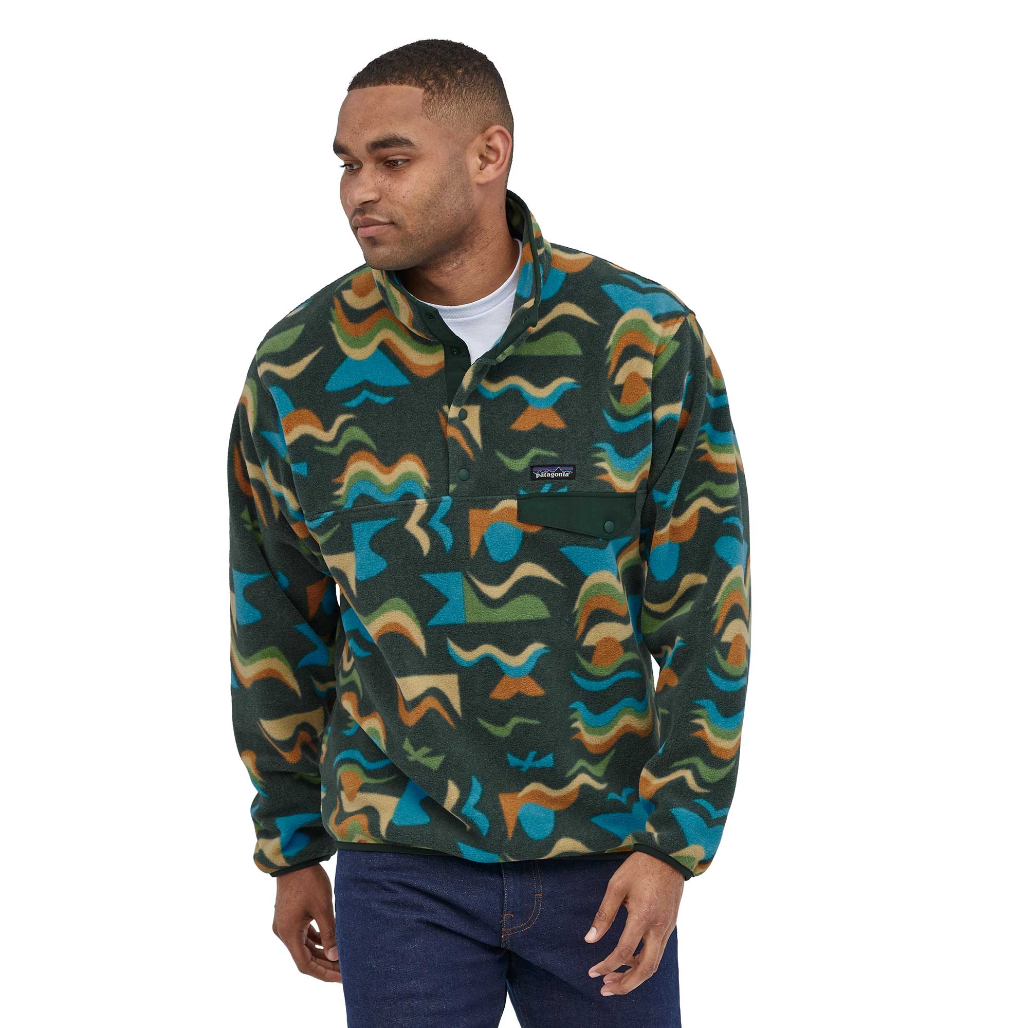 Patagonia Mens Lightweight Synchilla® Snap-t® Pullover — available at Norwood