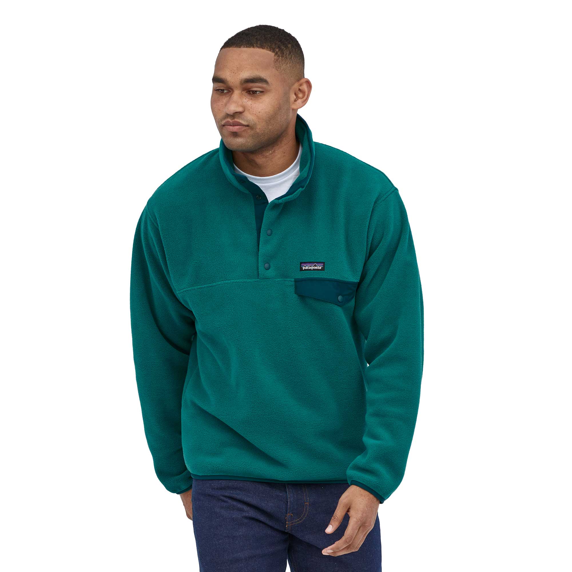 Patagonia Mens Lightweight Synchilla® Snap-t® Pullover — available at Norwood