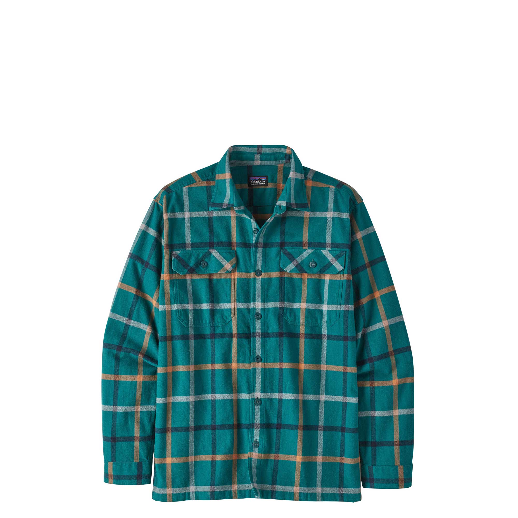 Patagonia Mens Long-sleeved Organic Cotton Midweight Fjord Flannel Shirt — available at Norwood