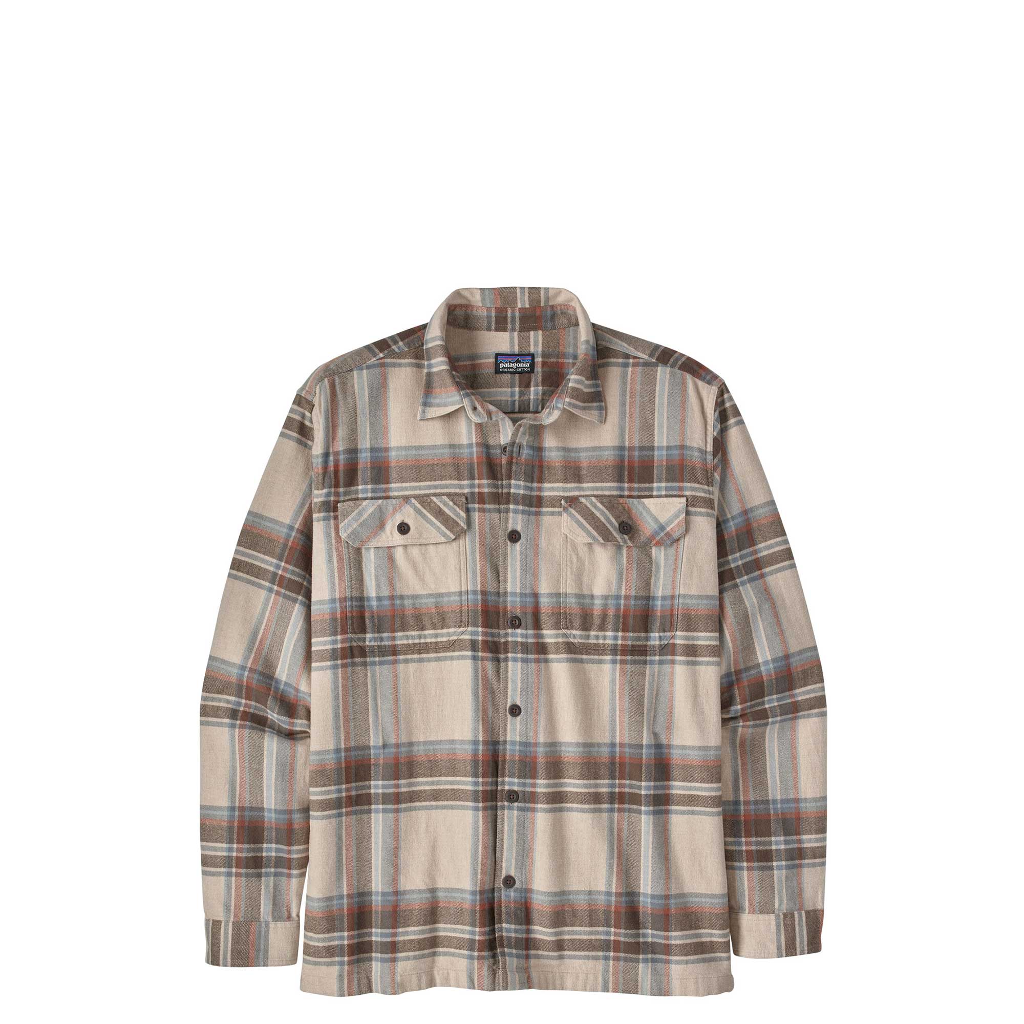 Patagonia Mens Long-sleeved Organic Cotton Midweight Fjord Flannel Shirt — available at Norwood