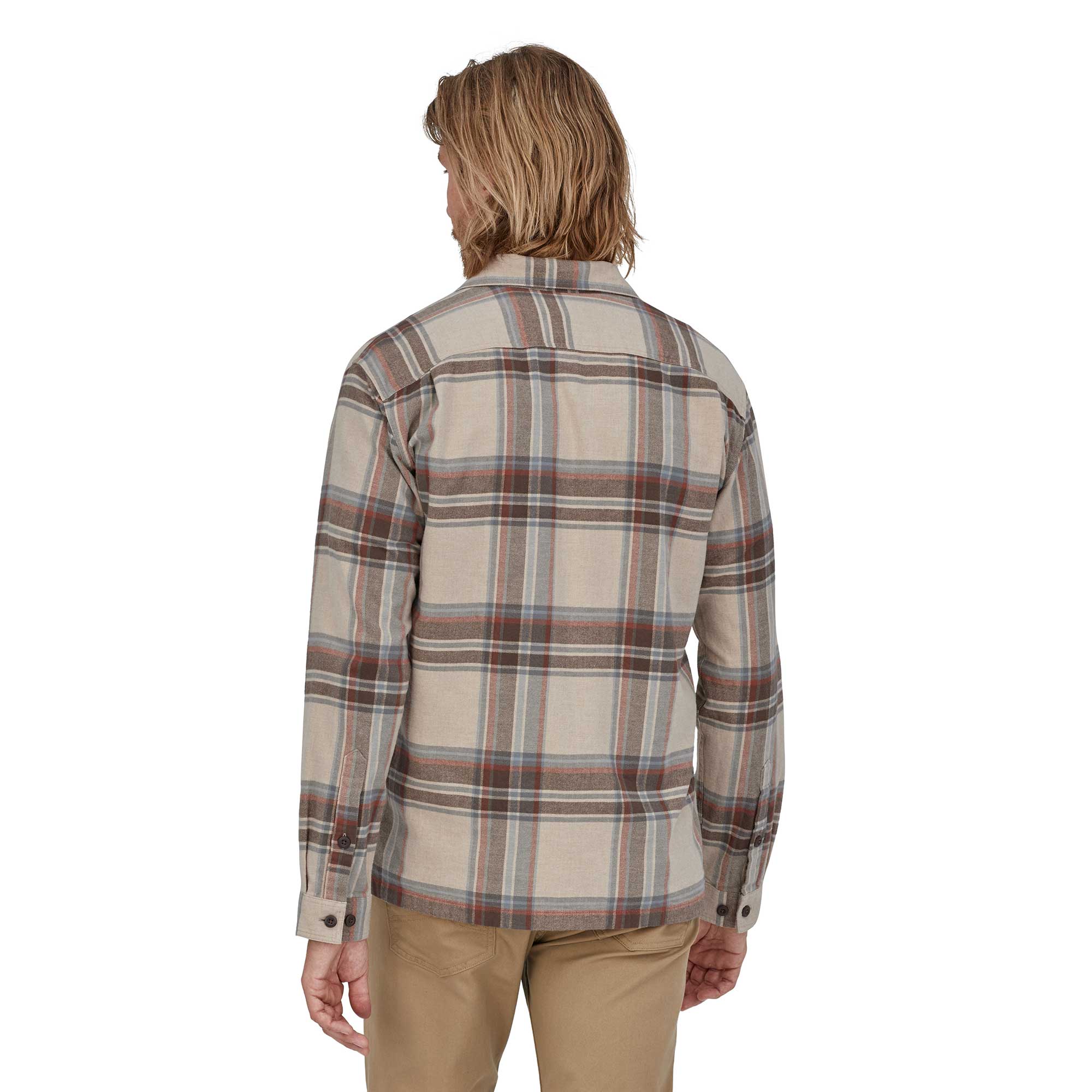 Patagonia Mens Long-sleeved Organic Cotton Midweight Fjord Flannel Shirt — available at Norwood