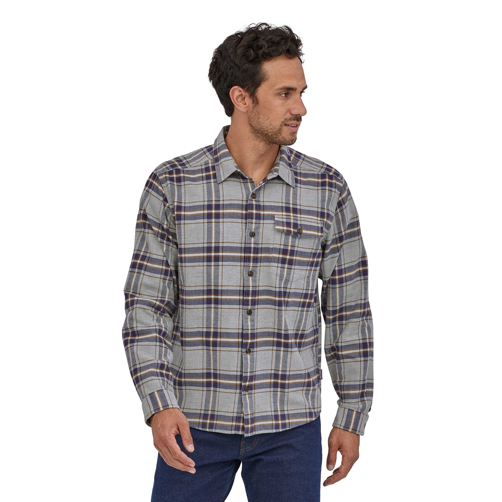 Patagonia Mens Lightweight Fjord Flannel Shirt — available at Norwood