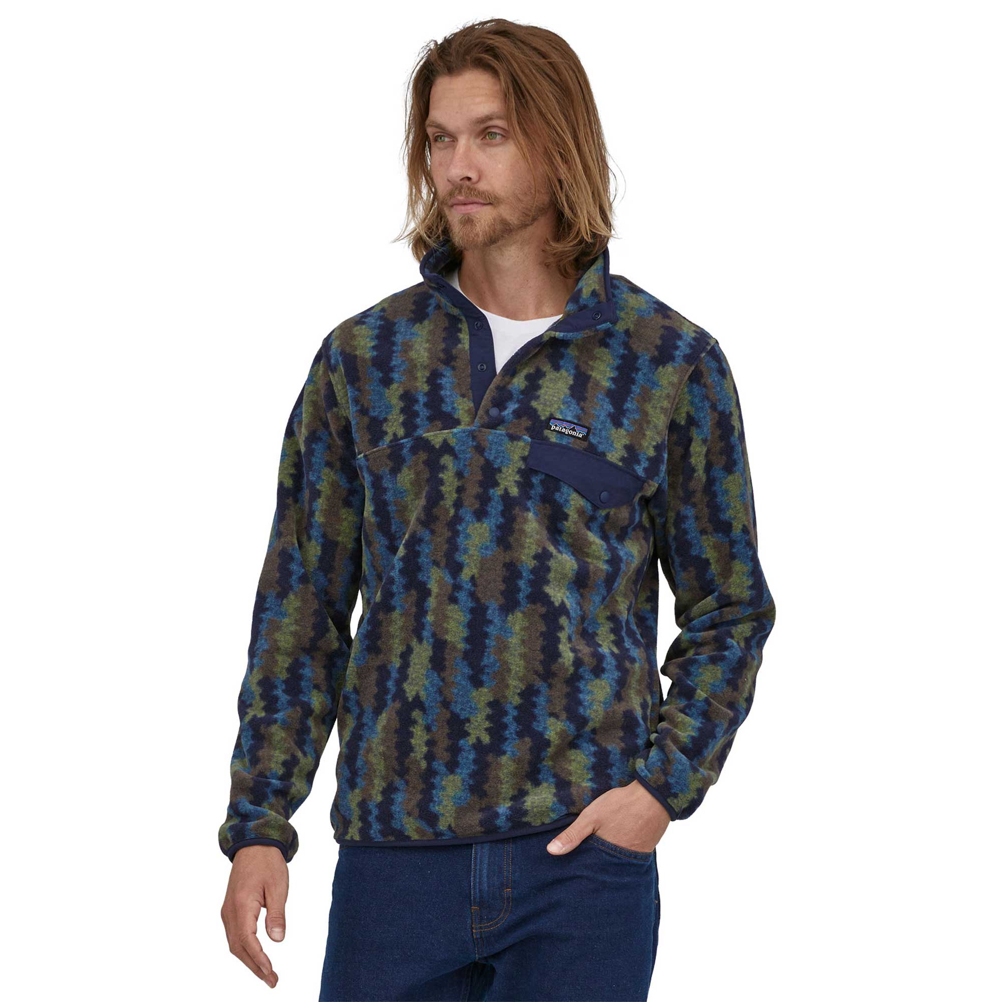 Patagonia Mens Lightweight Synchilla Snap-T Pullover — available at Norwood
