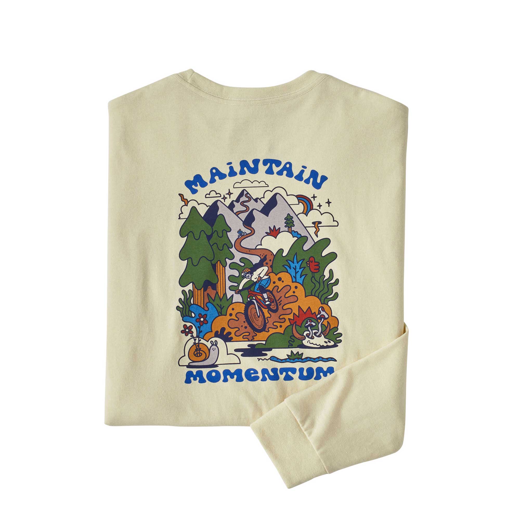 Patagonia Mens L/S Maintain Momentum Pocket Responsibili-Tee — available at Norwood