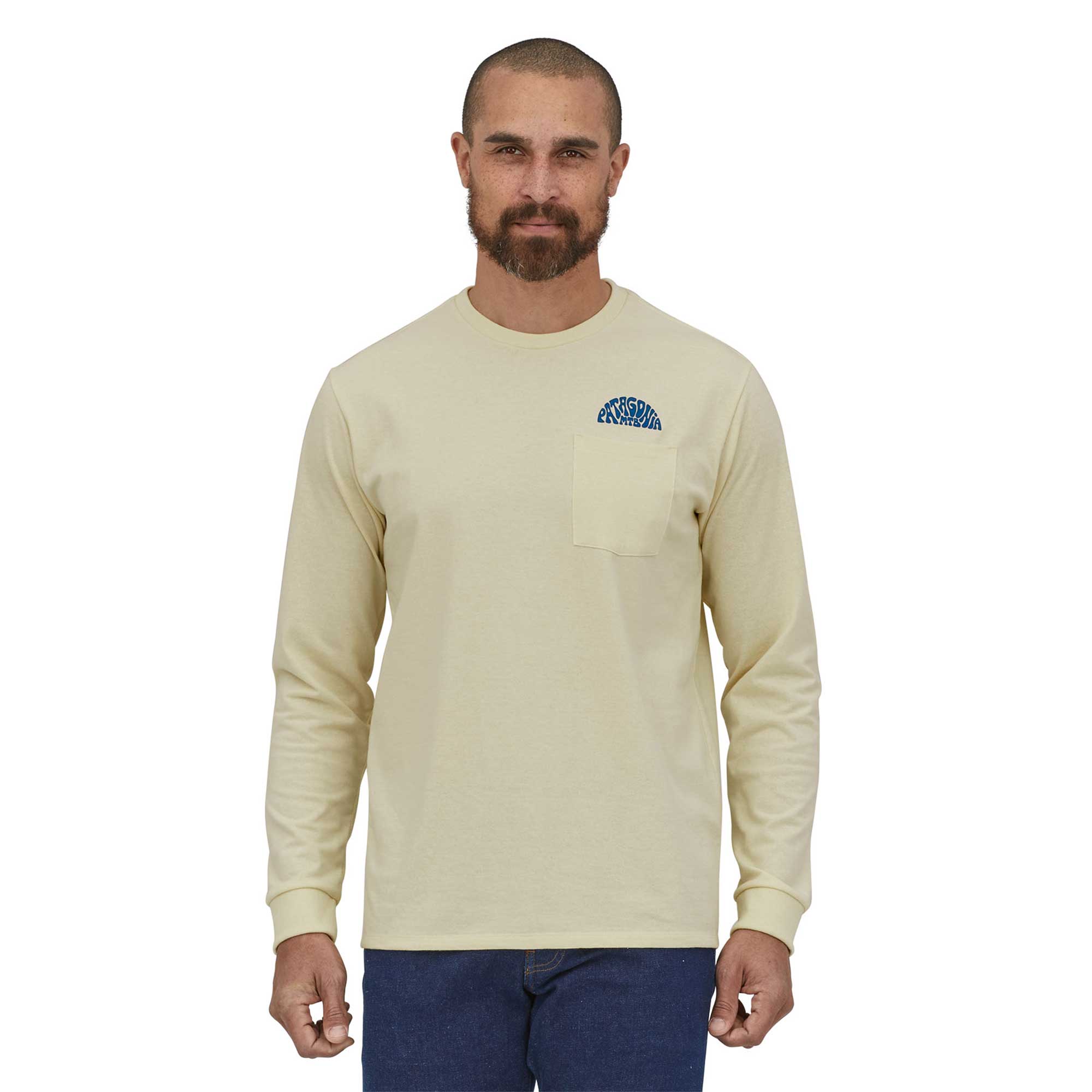 Patagonia Mens L/S Maintain Momentum Pocket Responsibili-Tee — available at Norwood