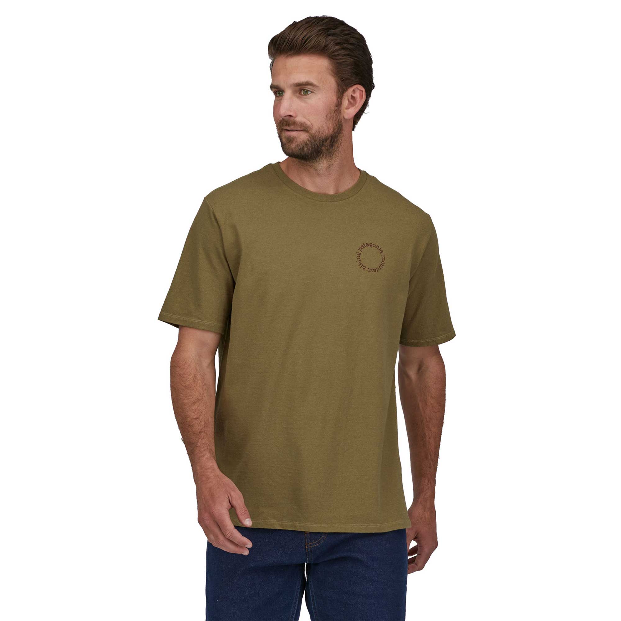 Patagonia Spoke Stencil Responsibili-Tee — available at Norwood
