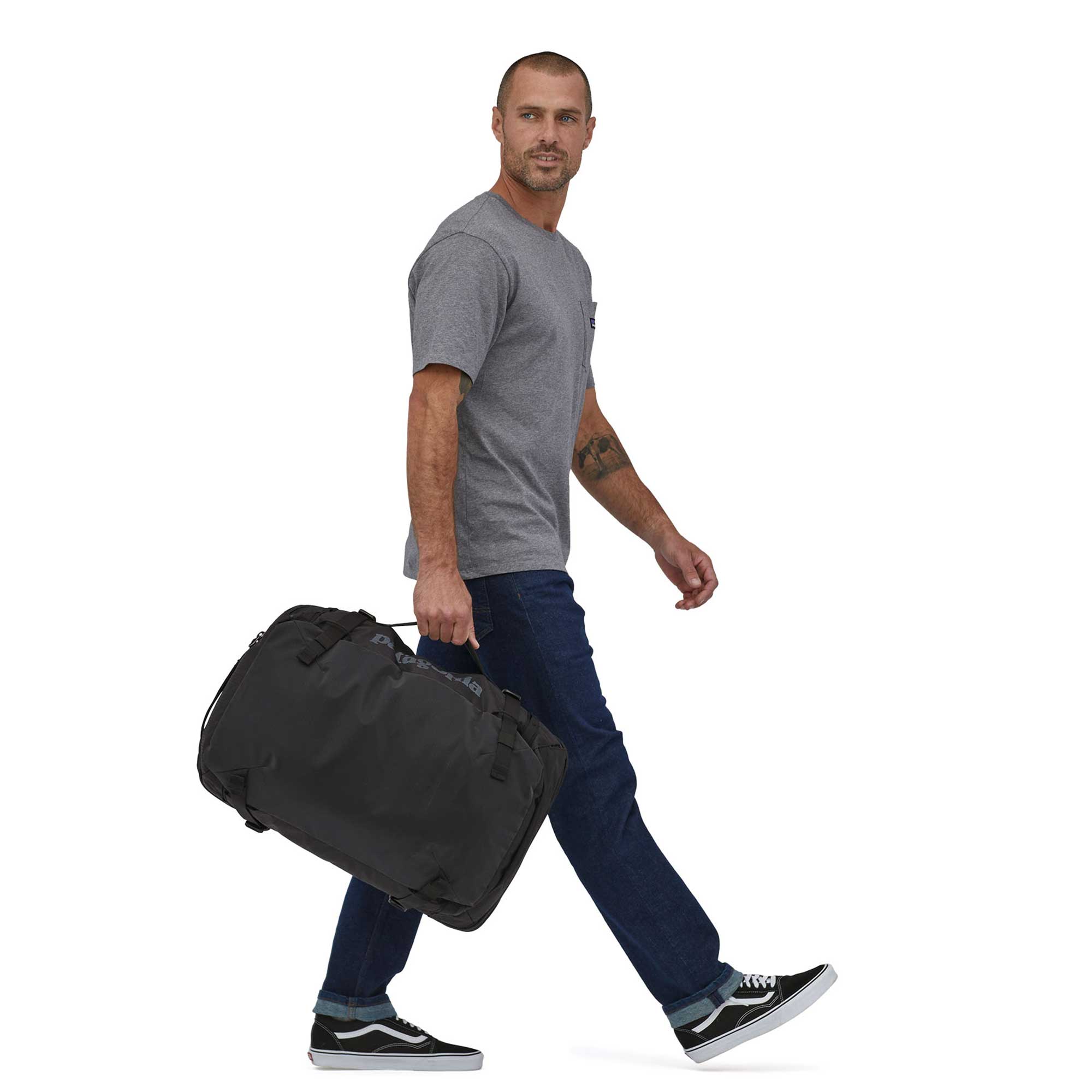 Patagonia Black Hole MLC Travel Bag, black — available at Norwood
