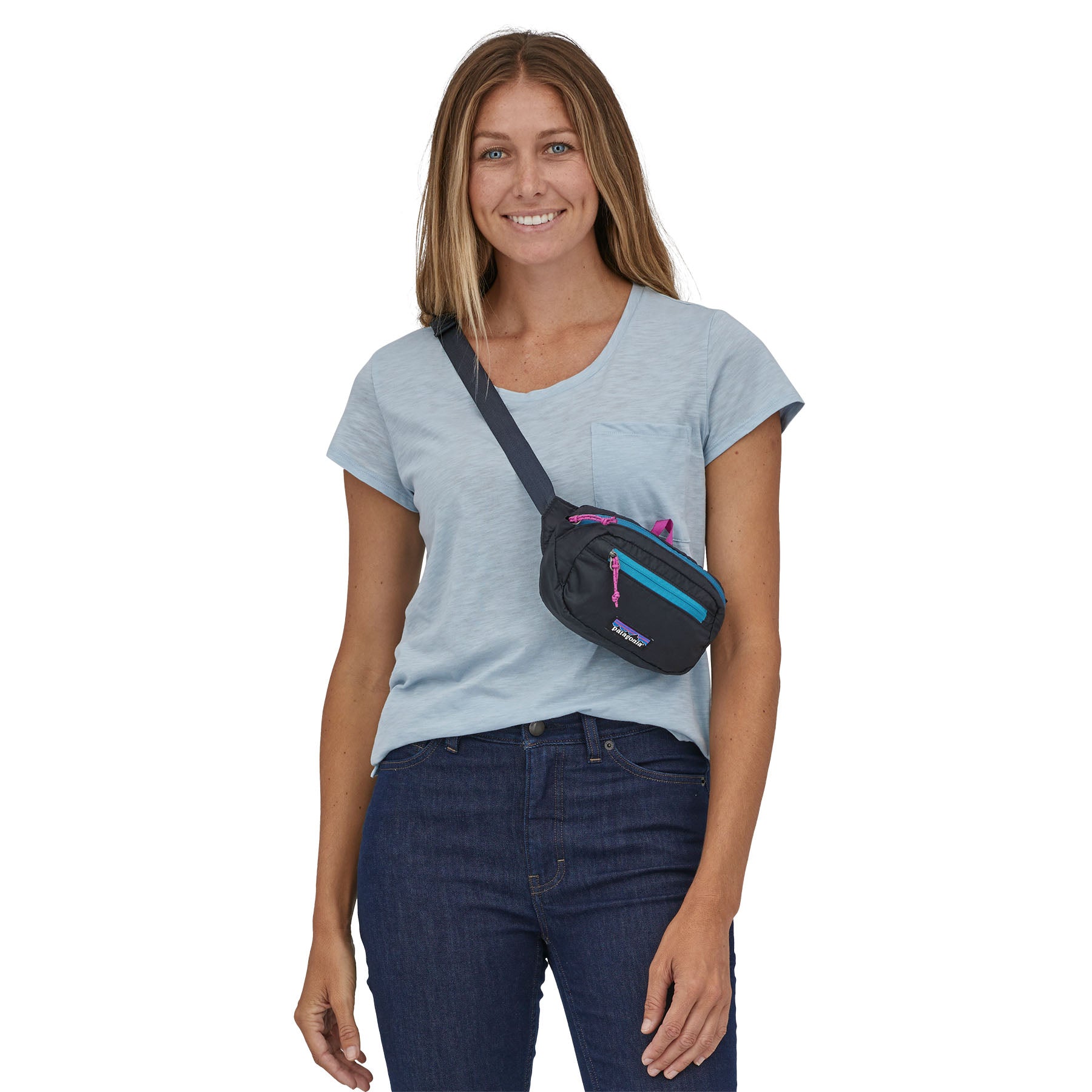 Patagonia Ultralight Black Hole Mini Hip Pack, Pitch Blue — available at Norwood