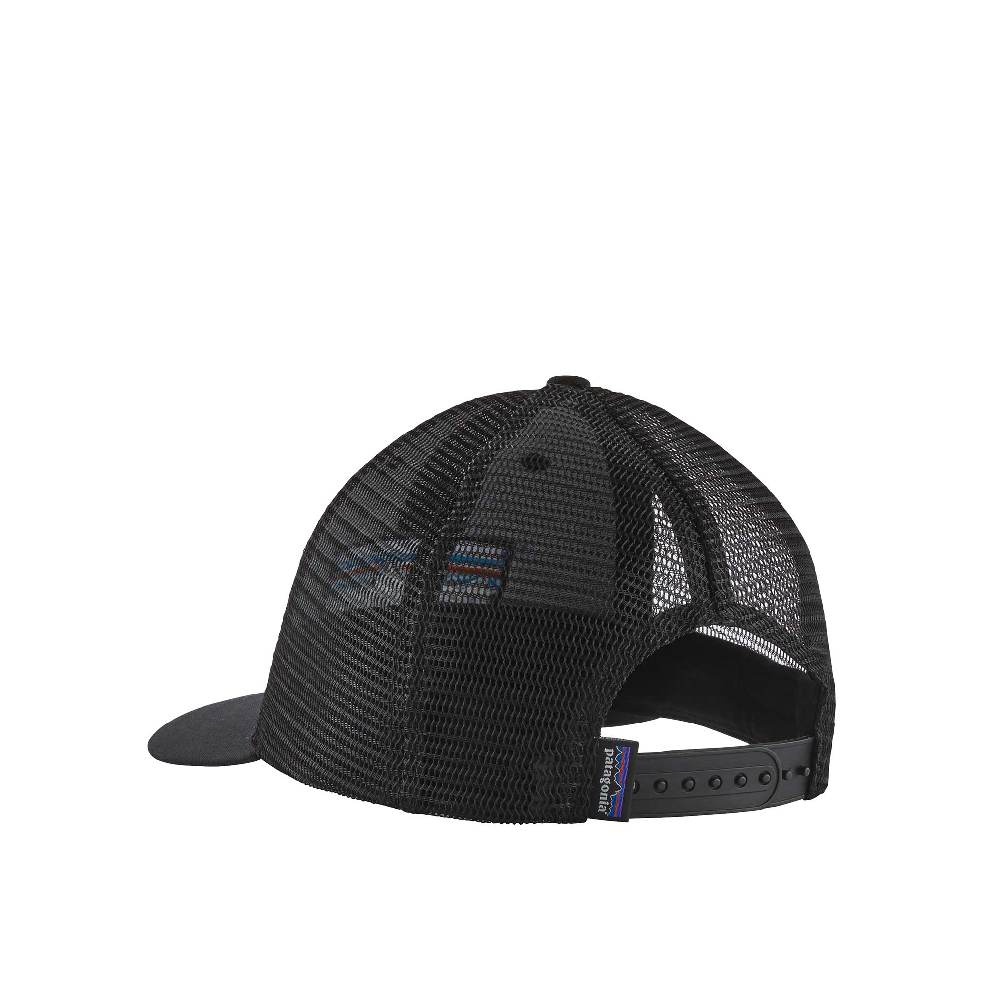 Patagonia P-6 Logo Lopro Trucker Hat, Black — available at Norwood