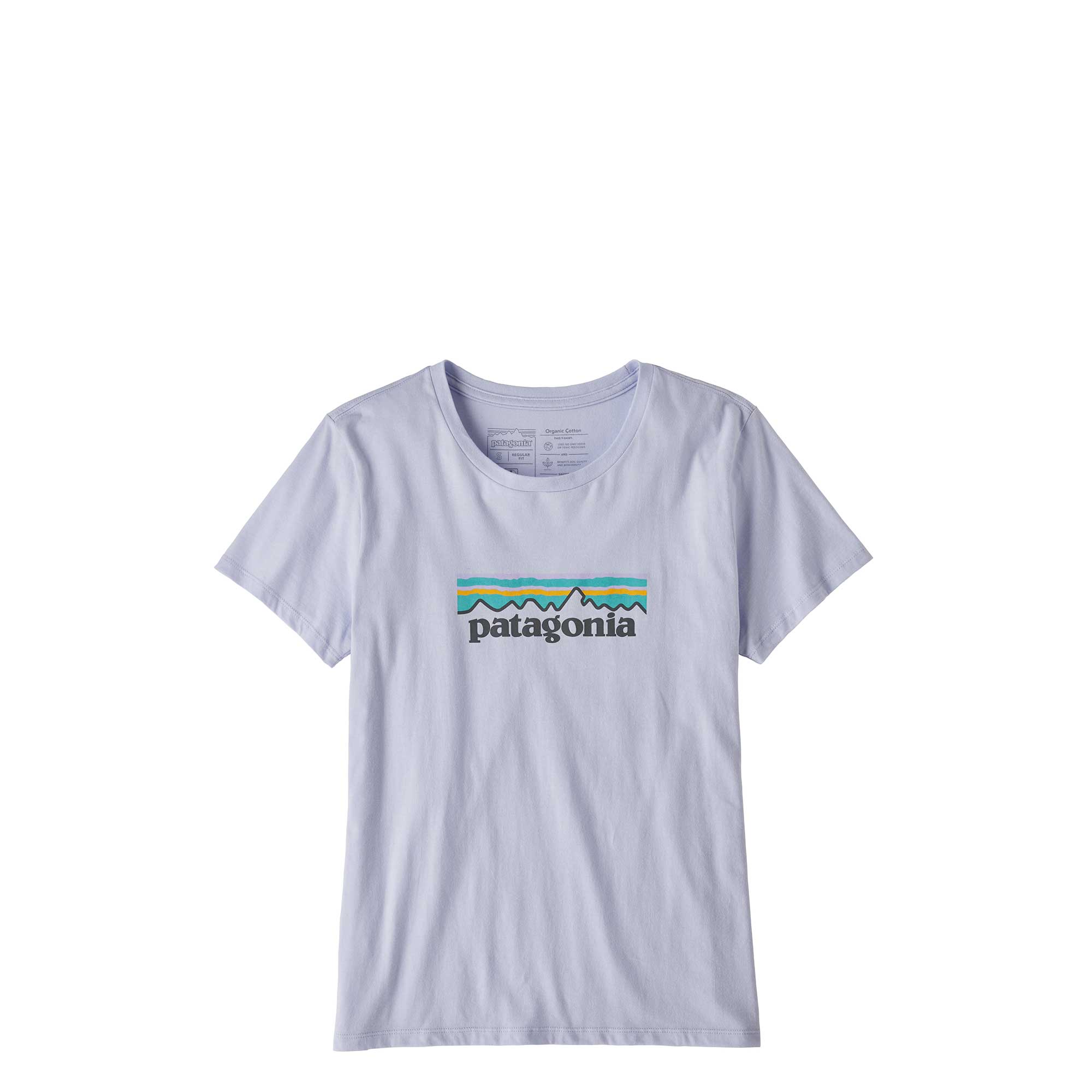 Patagonia Womens Pastel P-6 Logo Organic Crew T-shirt — available at Norwood
