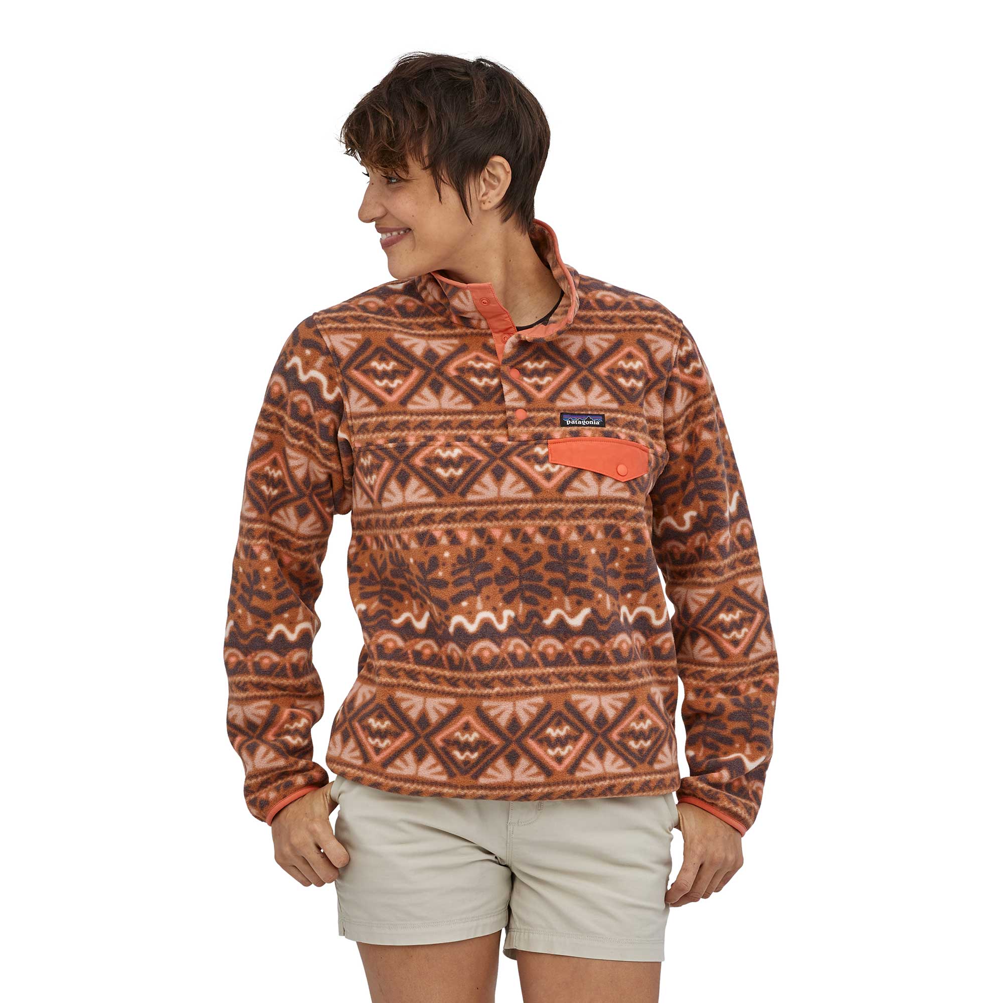 Patagonia Womens Lightweight Synchilla® Snap-t® Pullover — available at Norwood