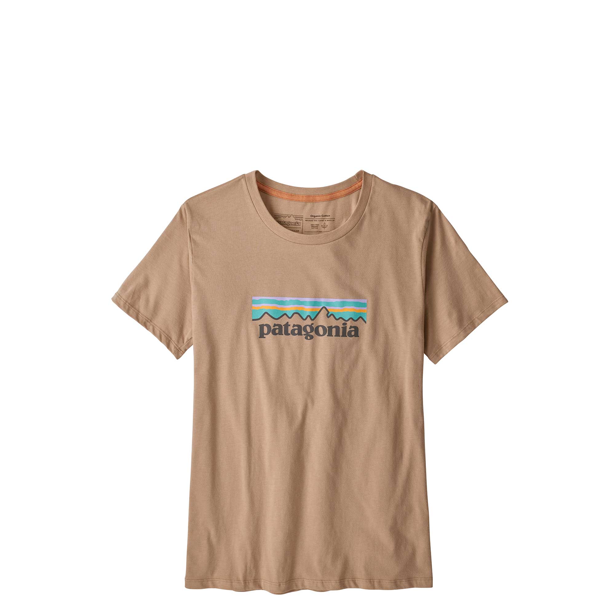 Patagonia Womens Pastel P-6 Logo Organic Crew T-shirt — available at Norwood