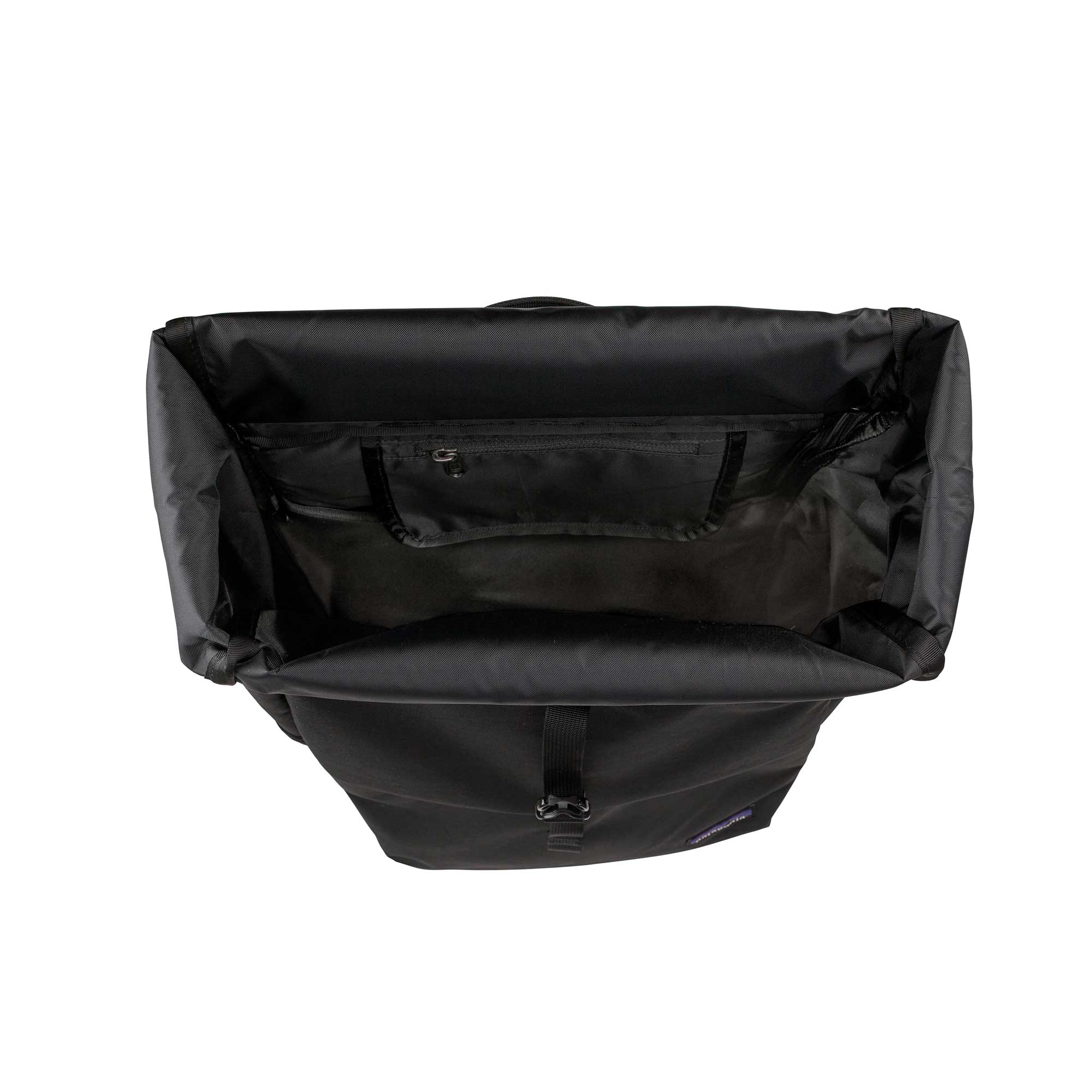 Patagonia Arbor Roll Top Pack, black — available at Norwood