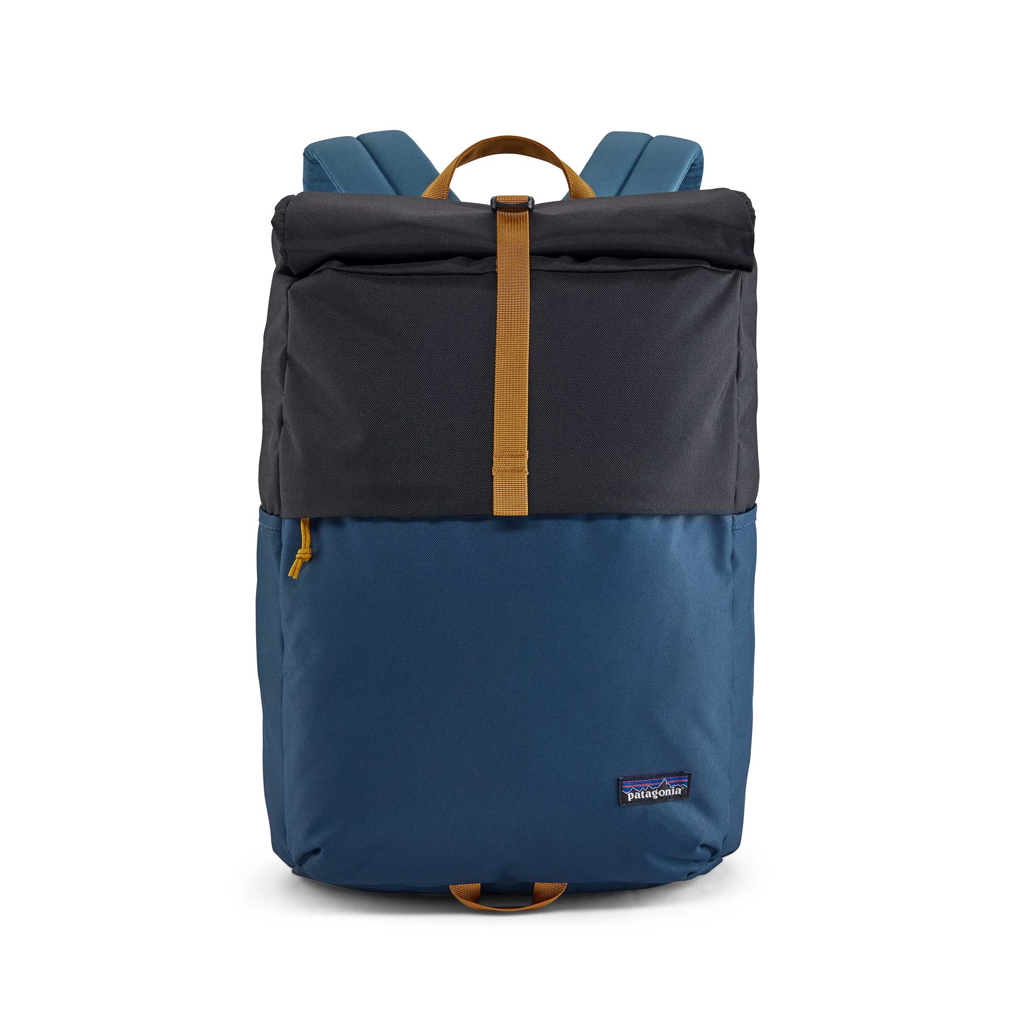 Patagonia Arbor Roll Top Pack, Patchwork: Ink Black — available at Norwood