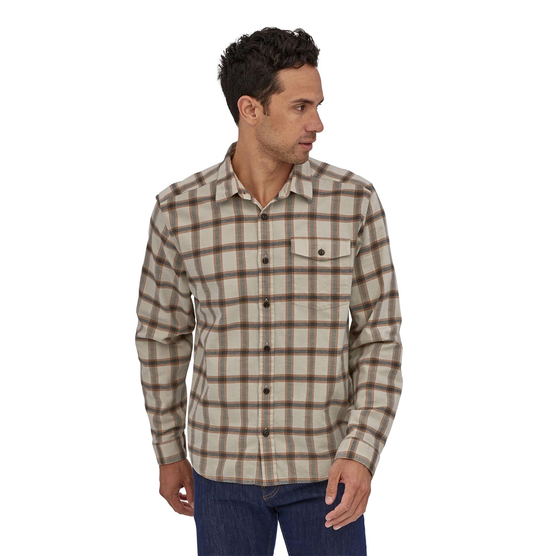 Patagonia Mens Lightweight Fjord Flannel Shirt — available at Norwood