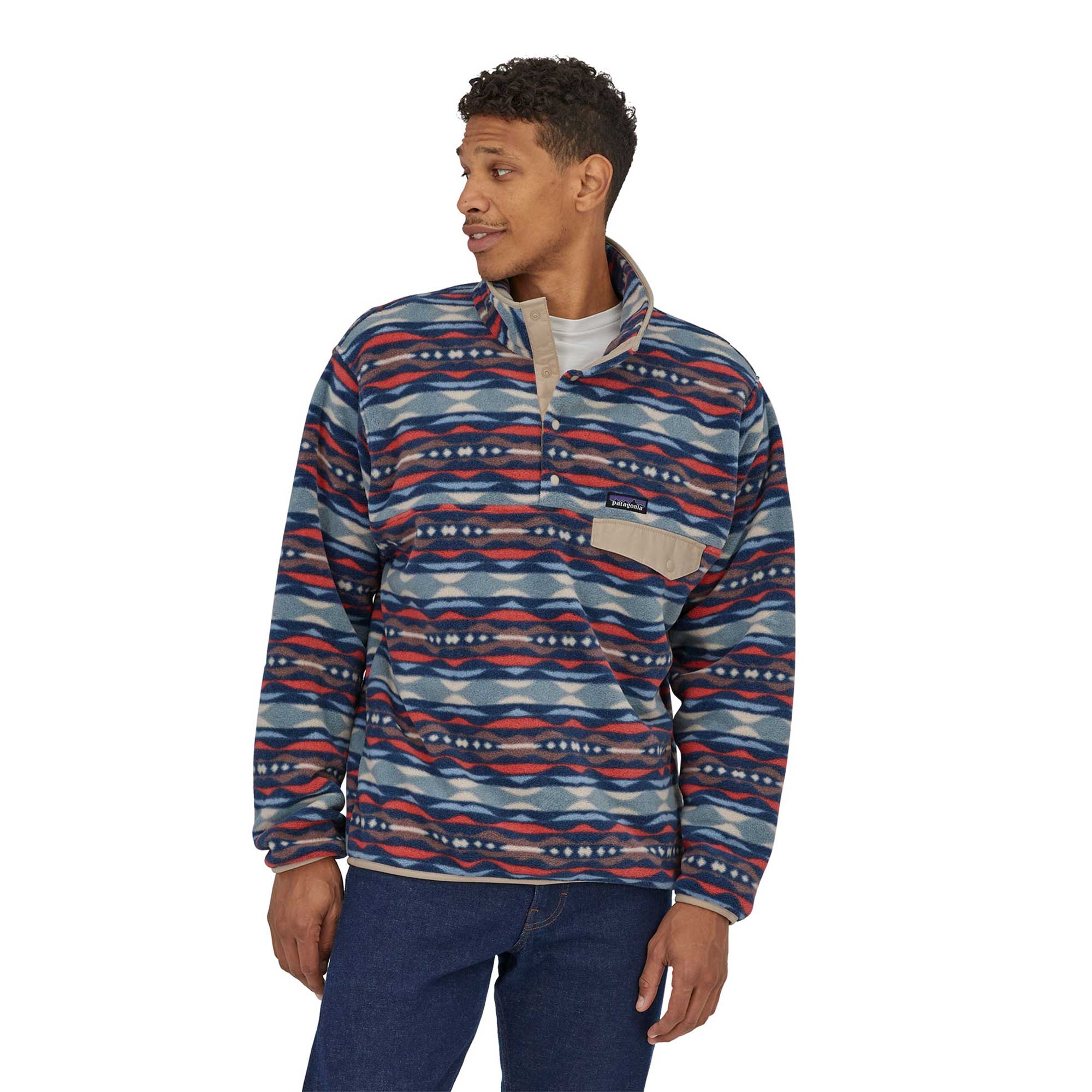 Patagonia Mens Lightweight Synchilla® Snap-t® Pullover — available at Norwood