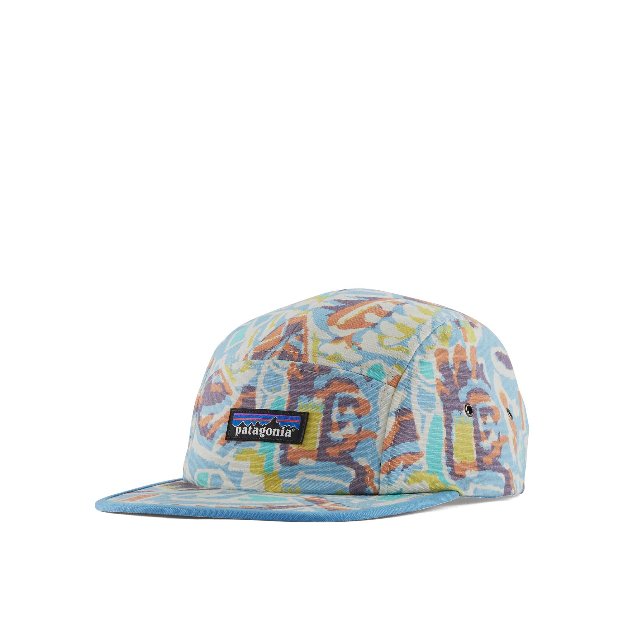 Patagonia Maclure Hat, P-6 Label: Thriving Planet Lago Blue — available at Norwood