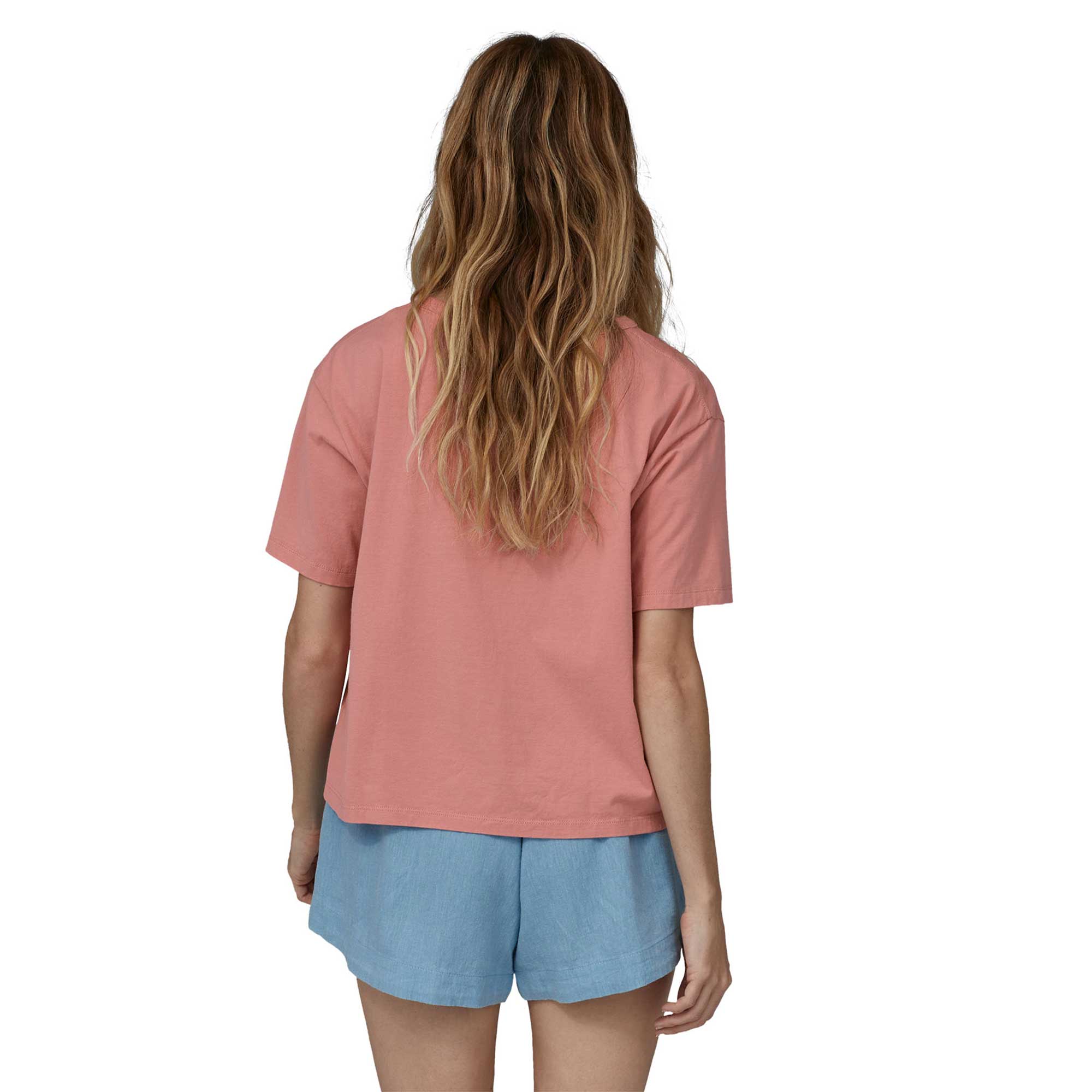 Patagonia Womens 73 Skyline Organic Easy Cut Pocket Tee — available at Norwood