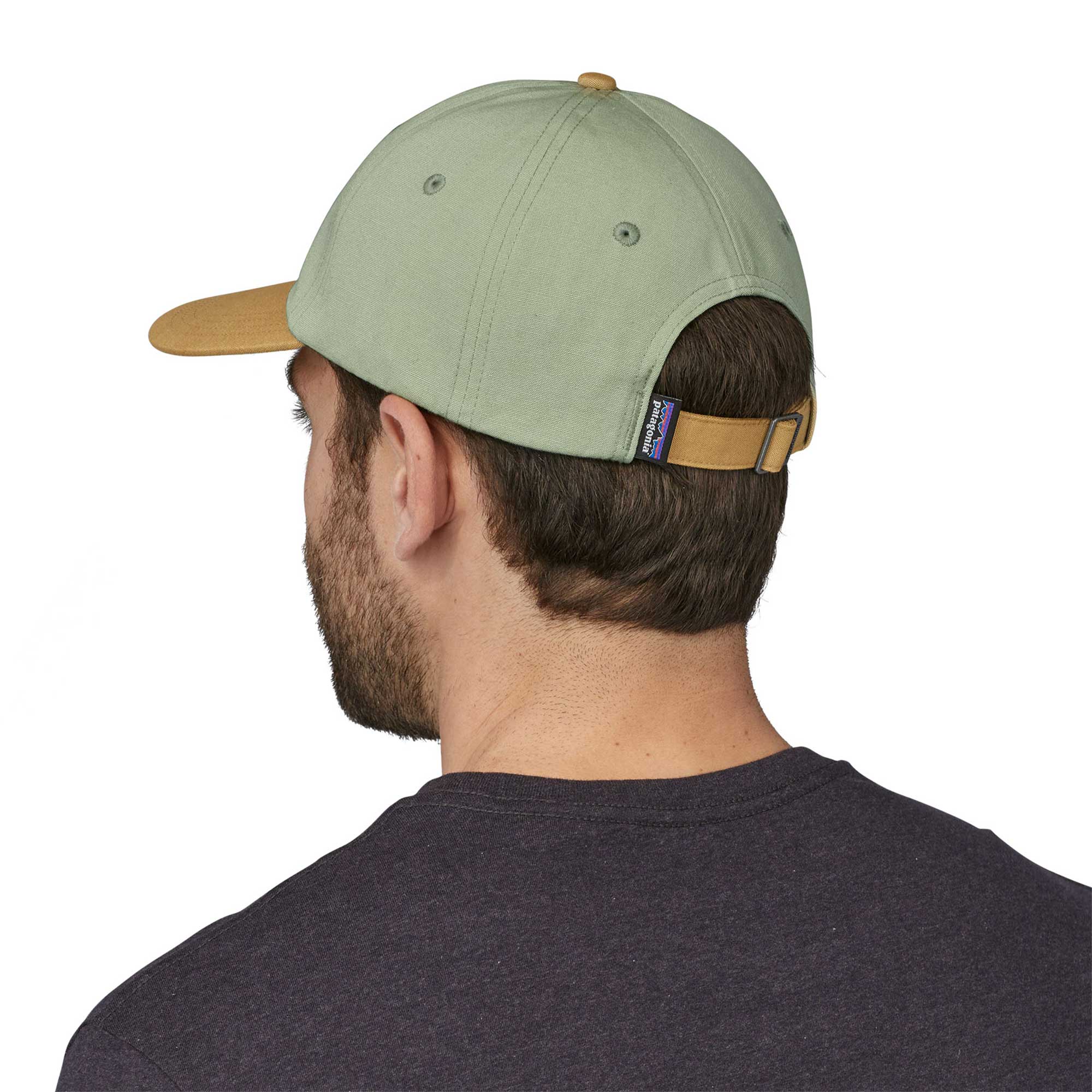 Patagonia P-6 Label Trad Cap, Salvia Green — available at Norwood