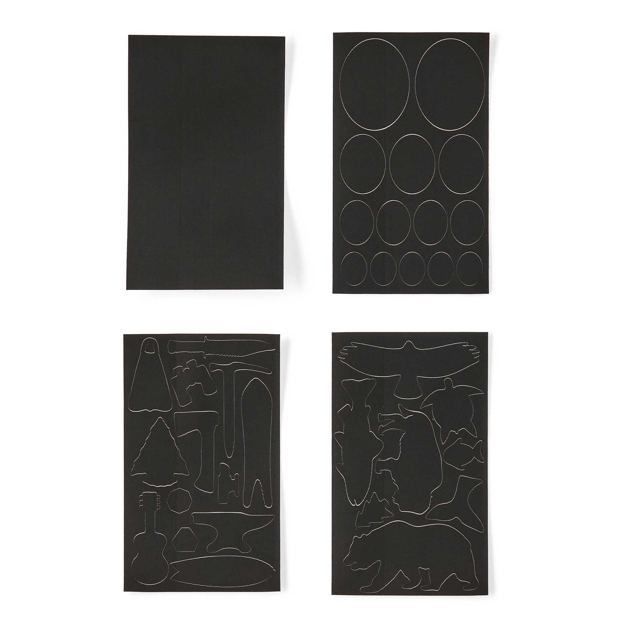 Patagonia Worn Wear Patch Kit, Black — available at Norwood