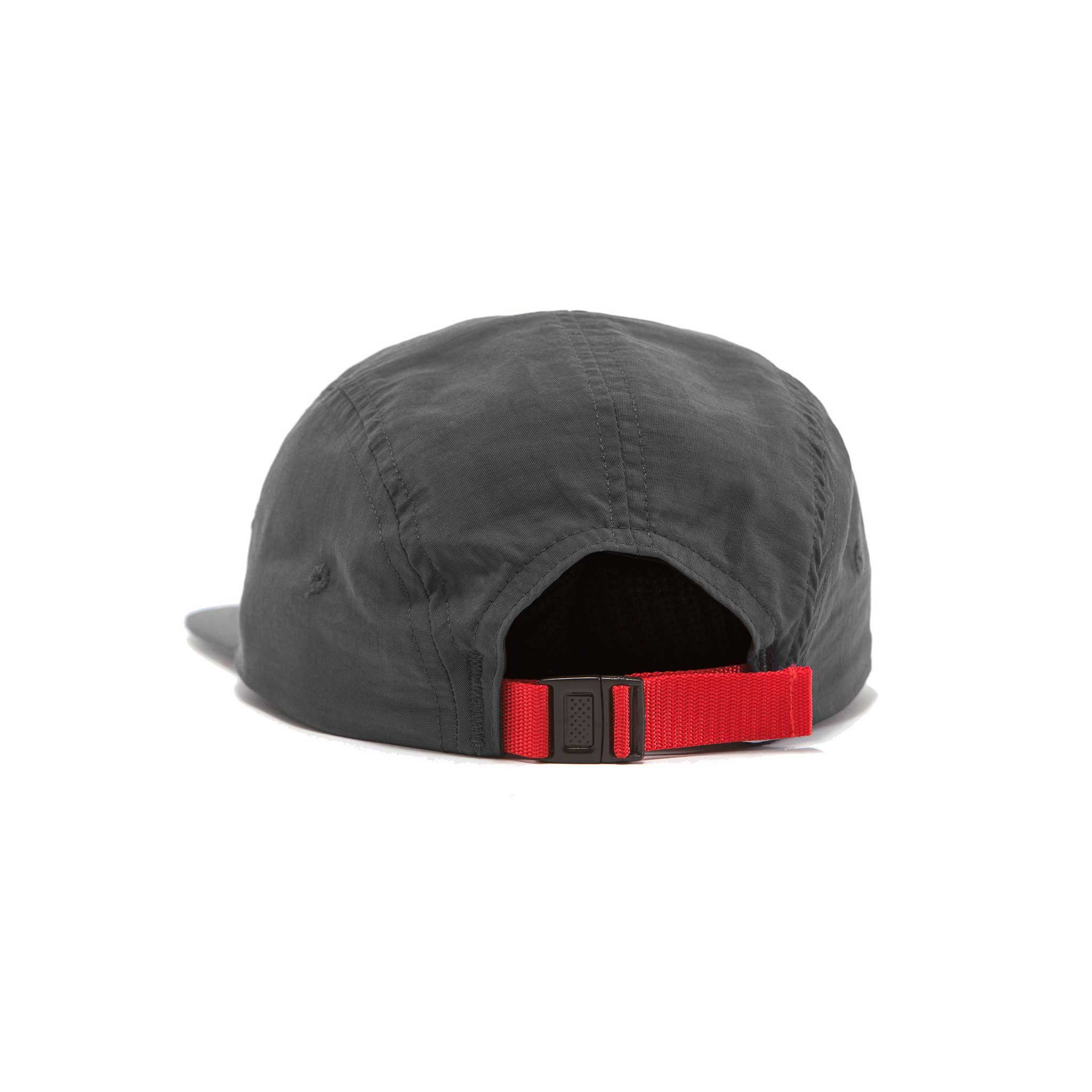 Topo Designs Nylon Camp hat, charcoal — available at Norwood