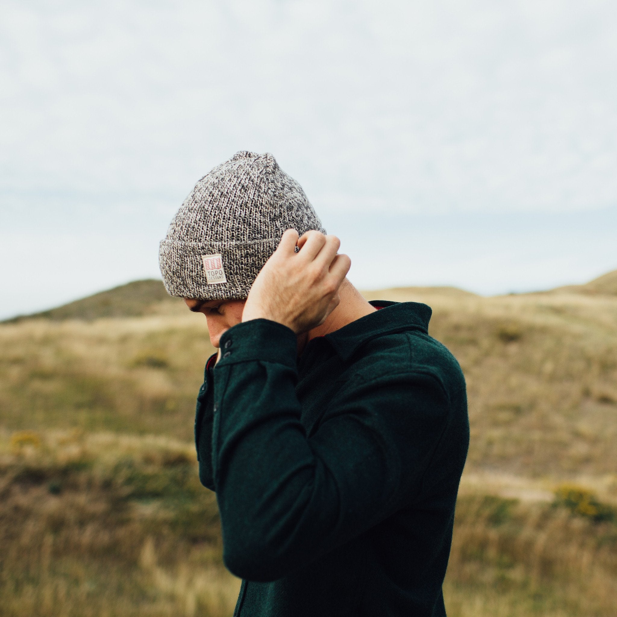 Topo Ragg cap, charcoal — available at Norwood
