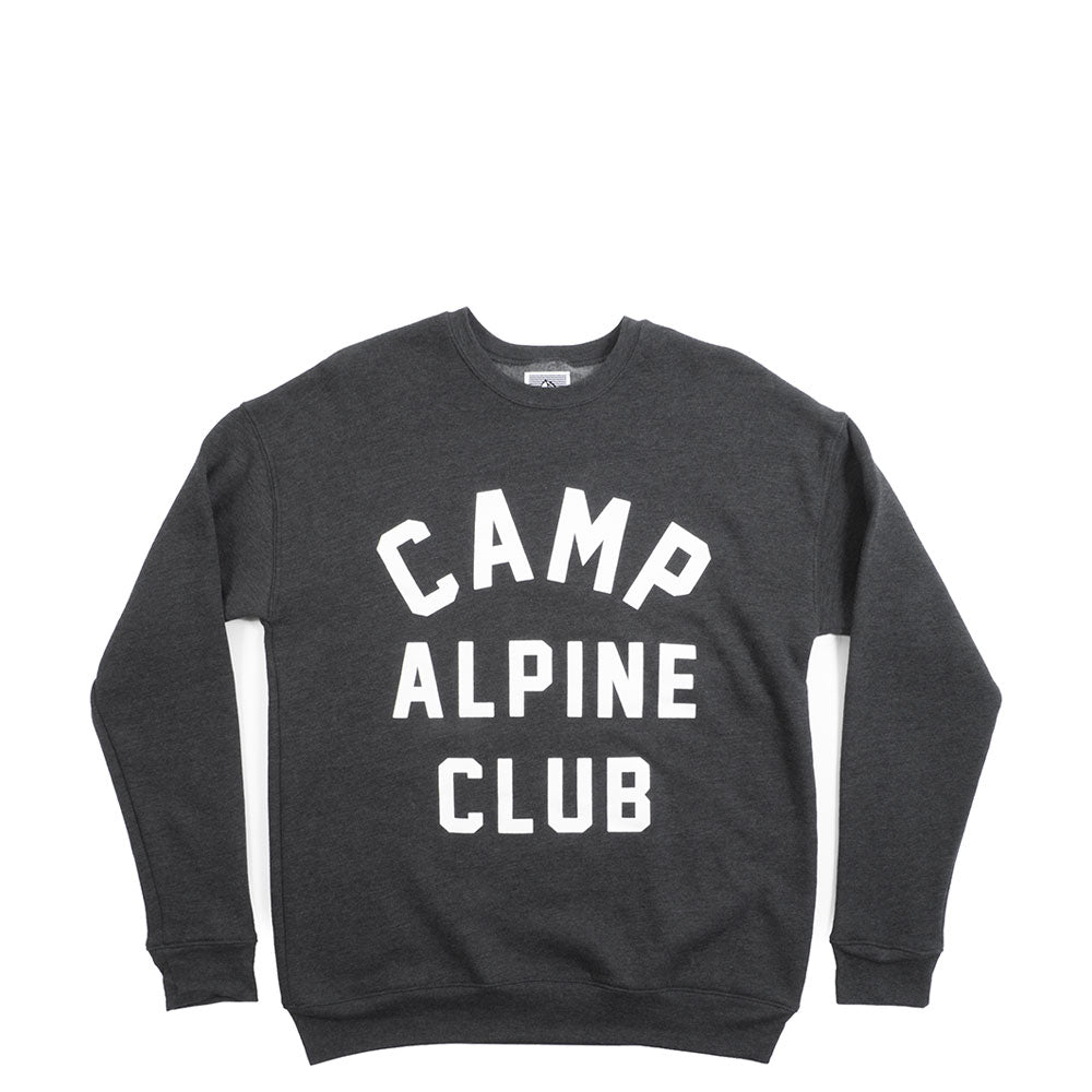 Camp Brand Goods Alpine Club Crewneck — available at Norwood