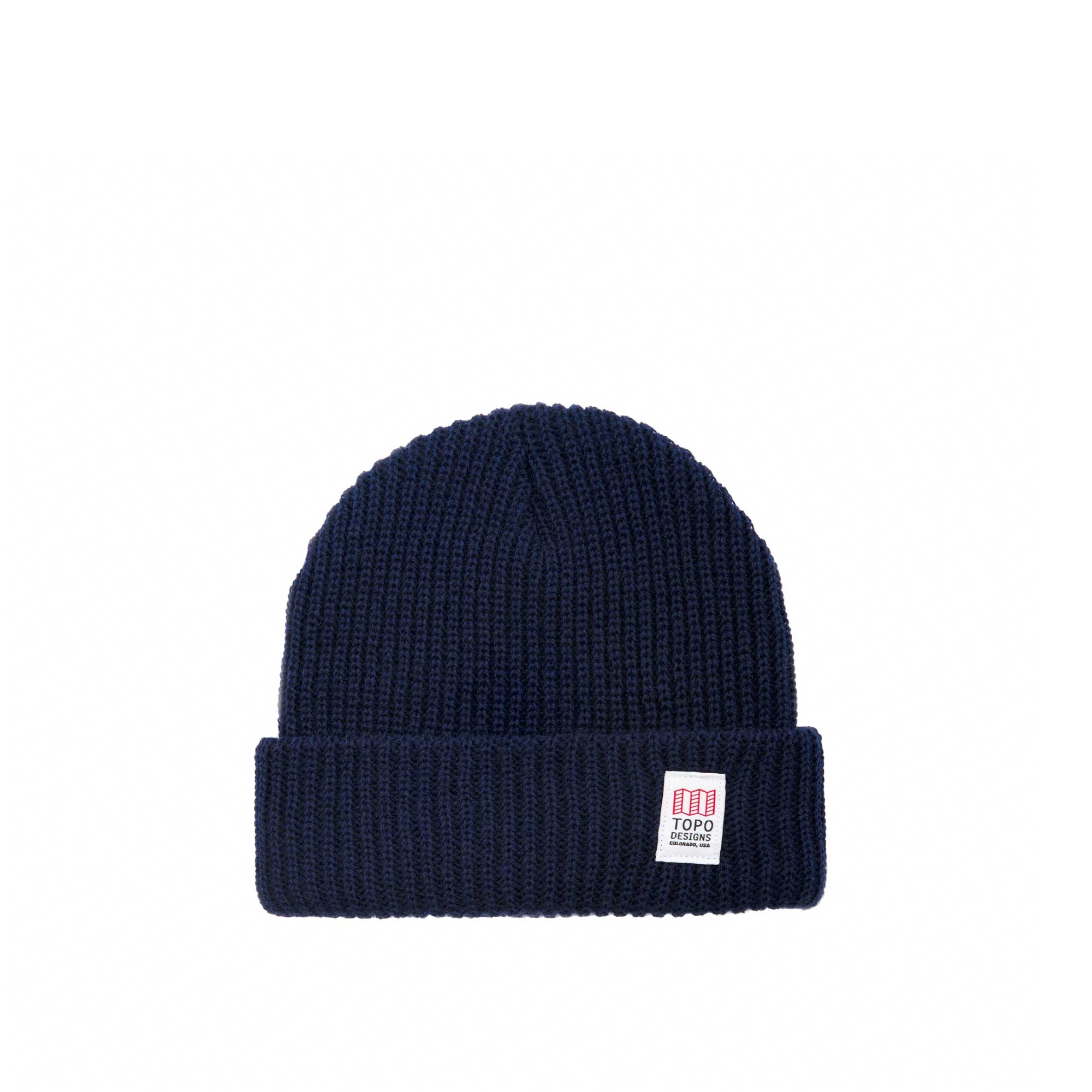 Topo Watch cap (heavyweight), navy — available at Norwood