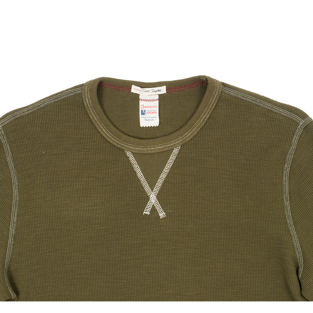 Todd Snyder + Champion Slub Cotton Thermal Shirt — available at Norwood