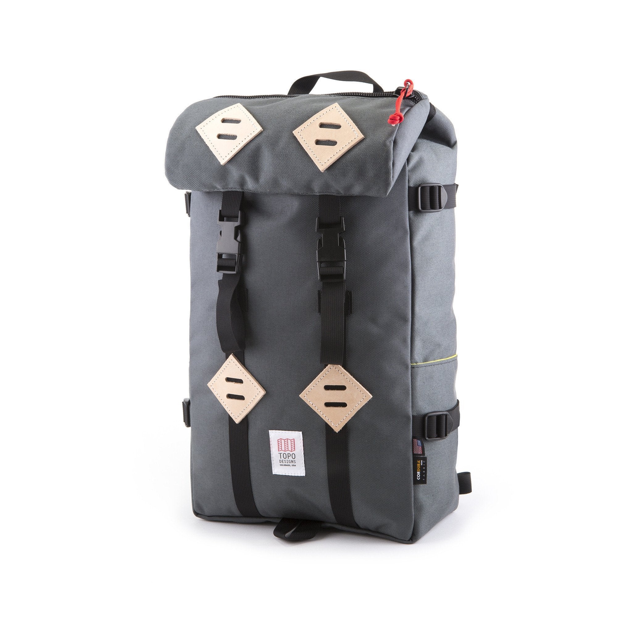 Topo Designs Klettersack backpack, charcoal — available at Norwood