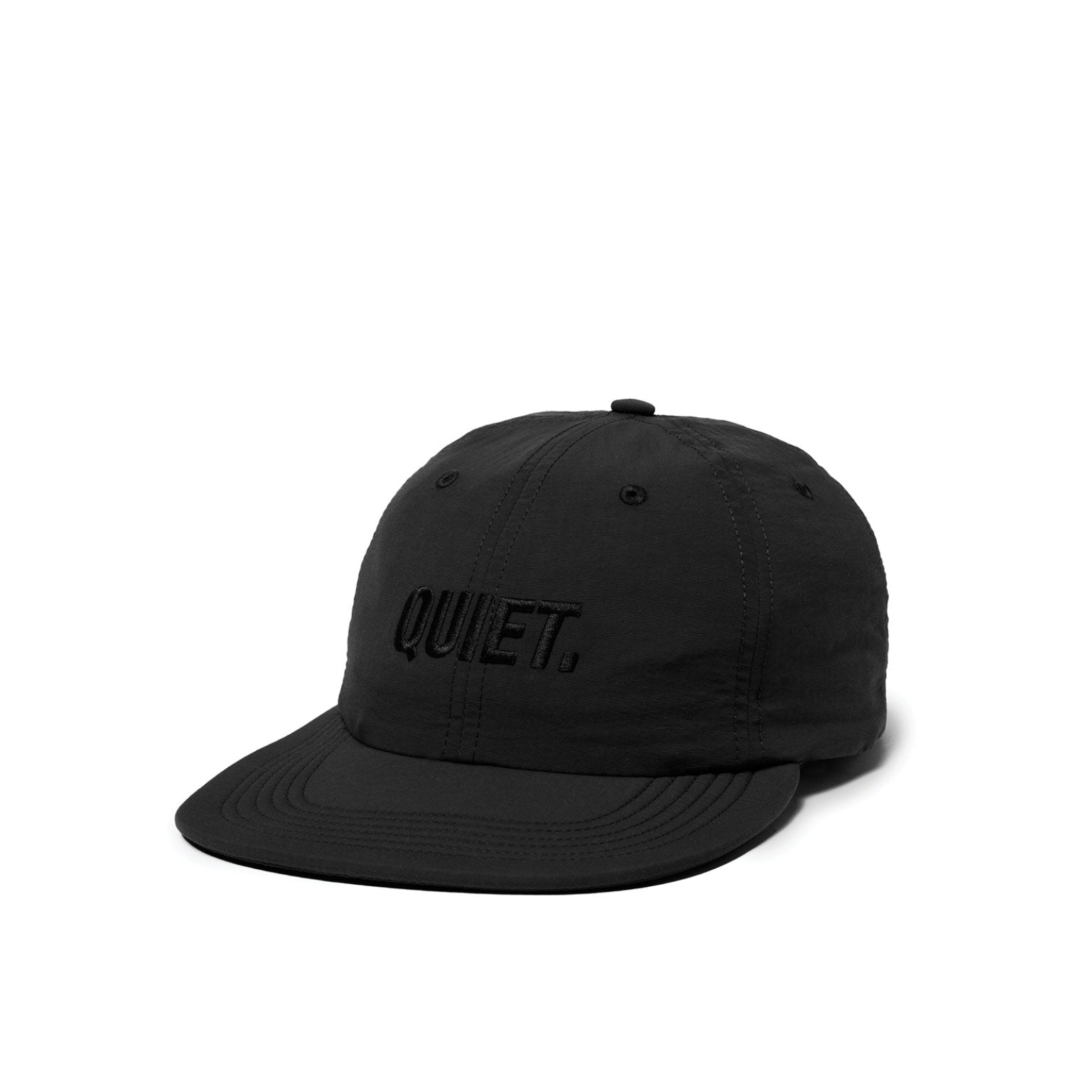 The Quiet Life Quiet Sport Polo Hat, black — available at Norwood
