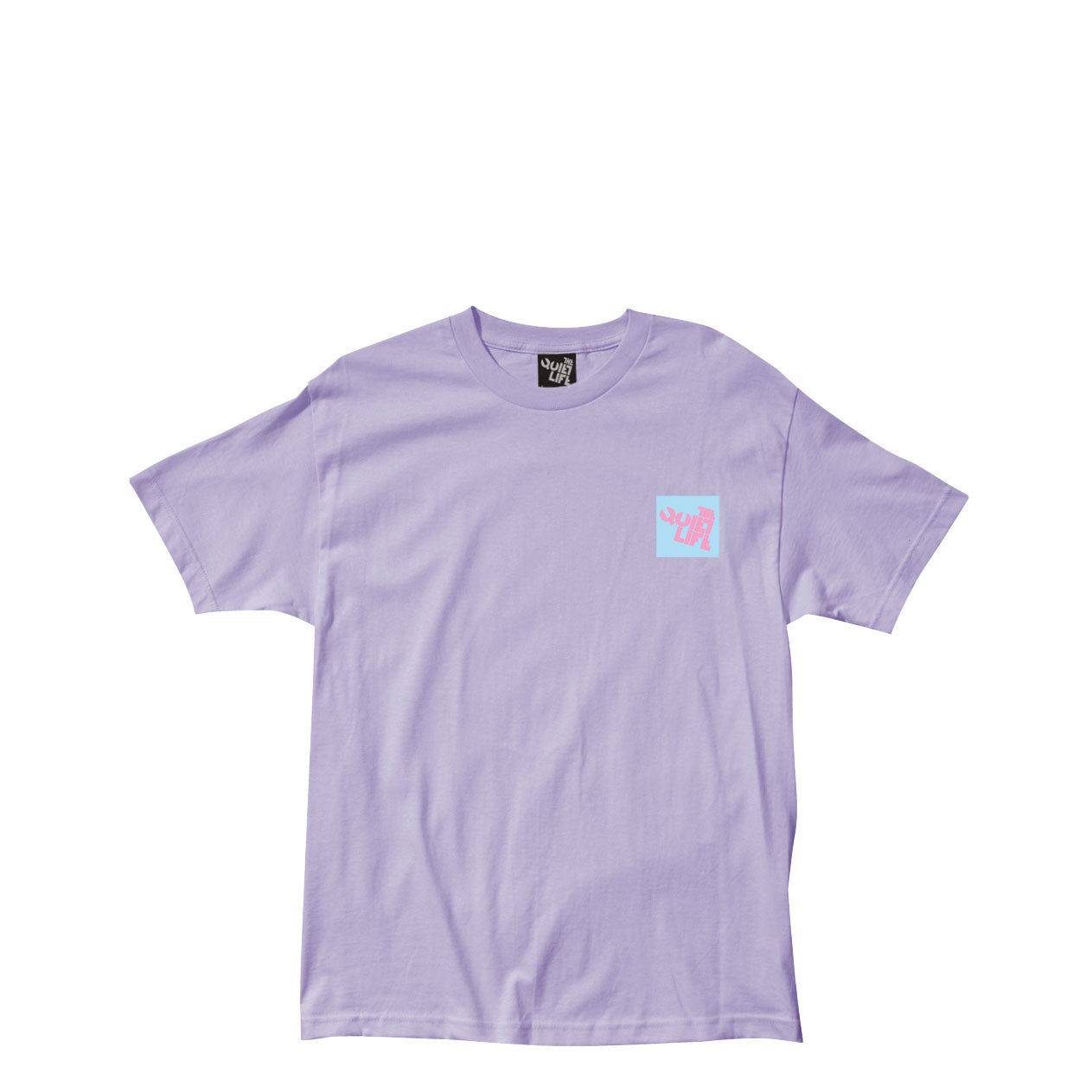 The Quiet Life Block logo premium tee — available at Norwood