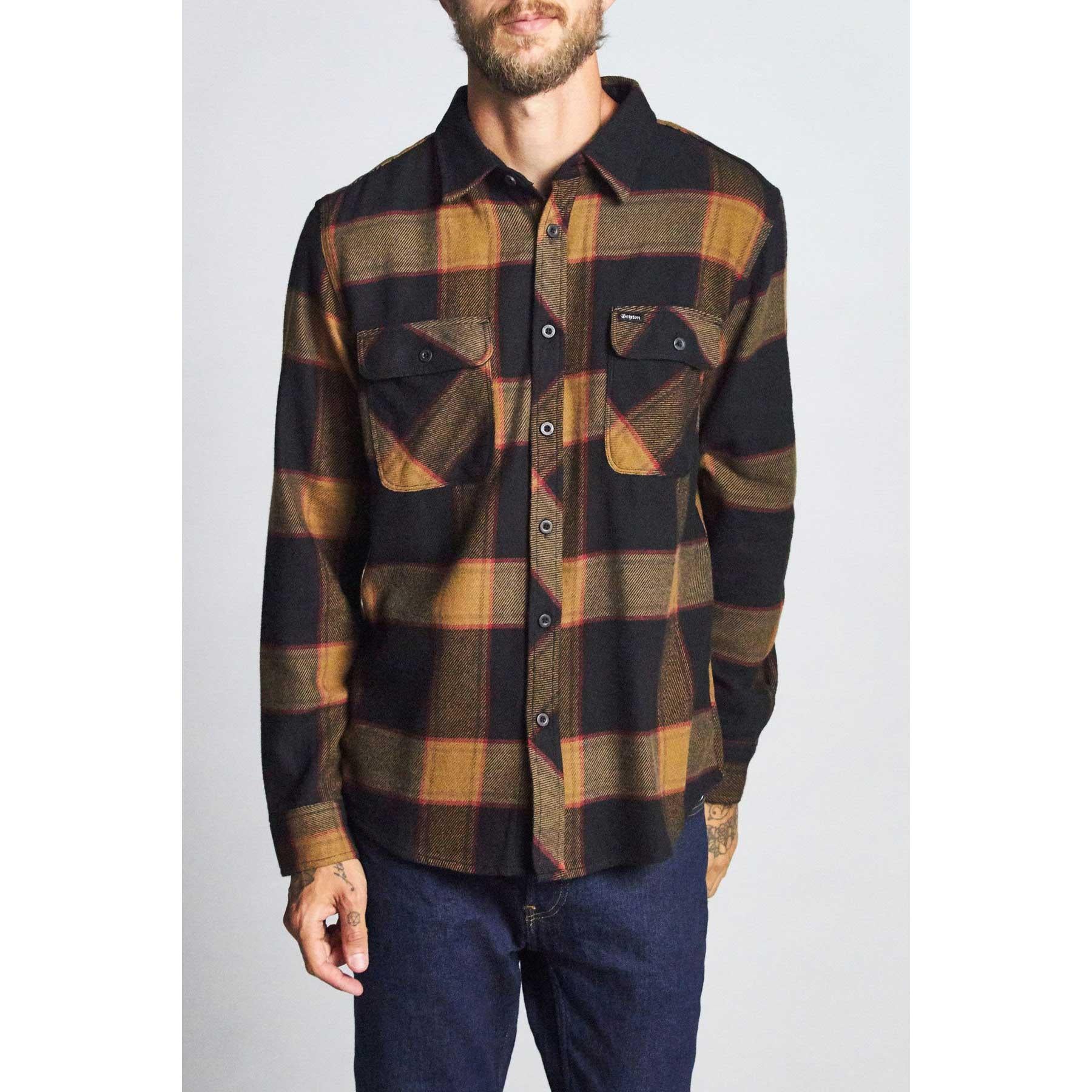 Brixton Bowery L/S Flannel — available at Norwood