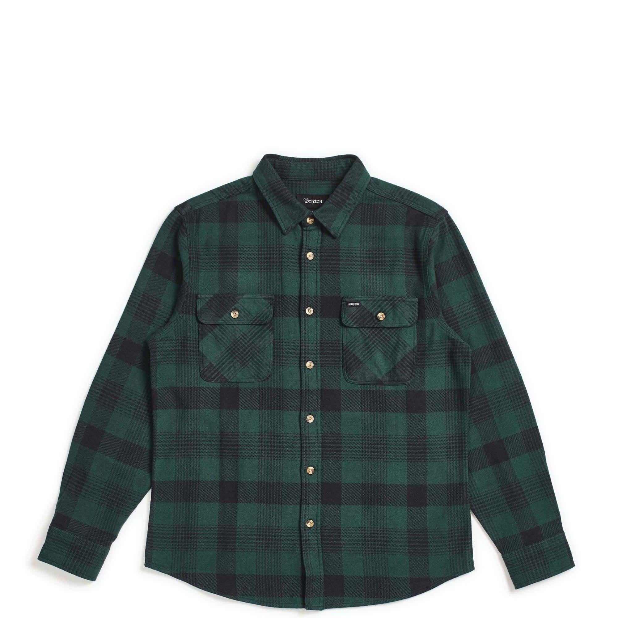 Brixton Bowery L/S Flannel — available at Norwood