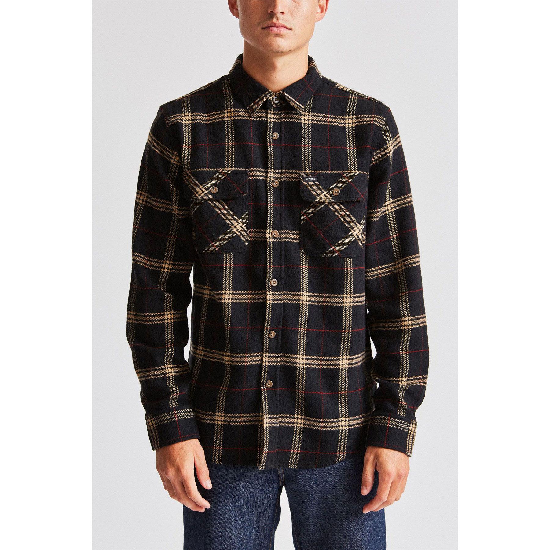 Brixton Bowery L/S Flannel — available at Norwood