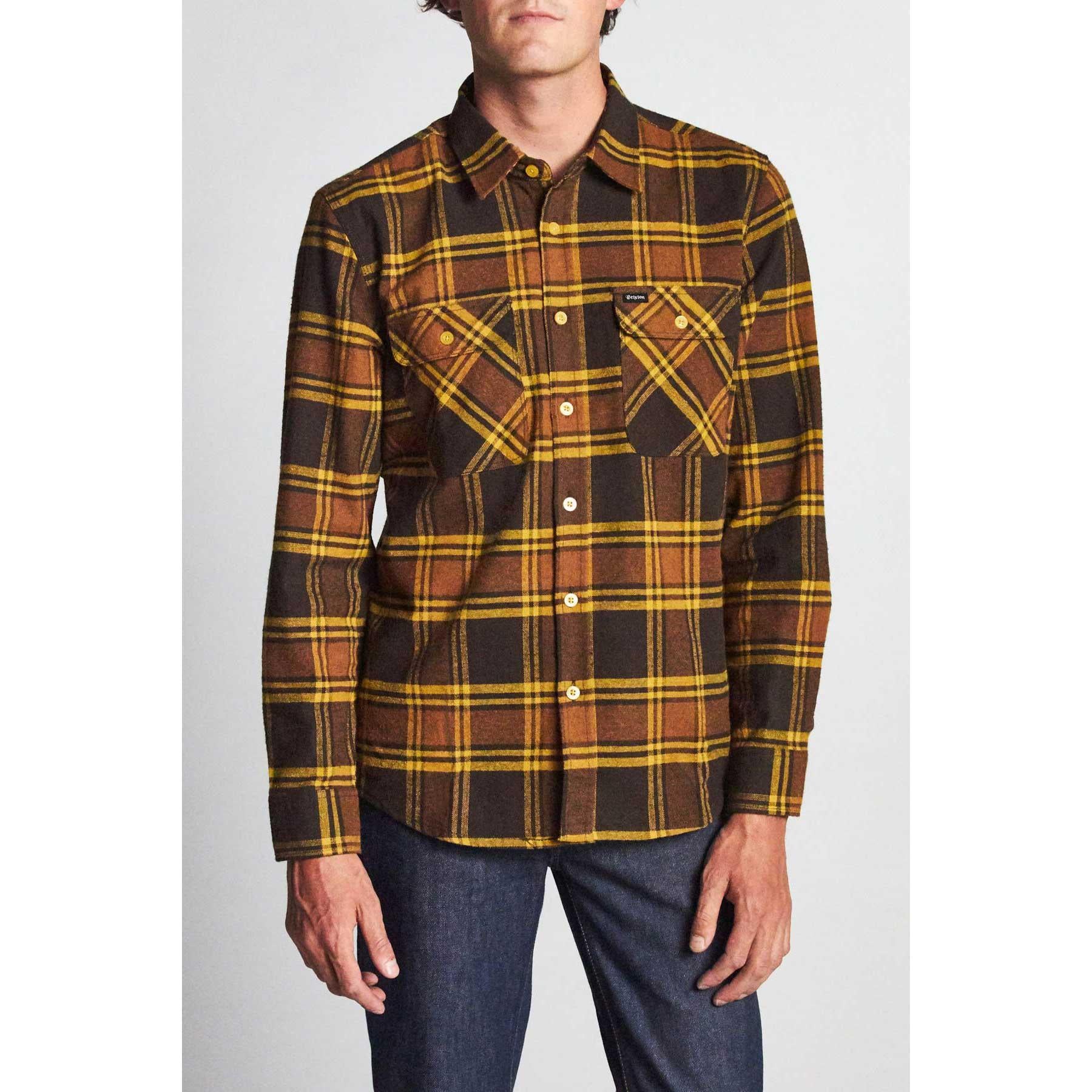 Brixton Bowery L/S Flannel — available at Norwood