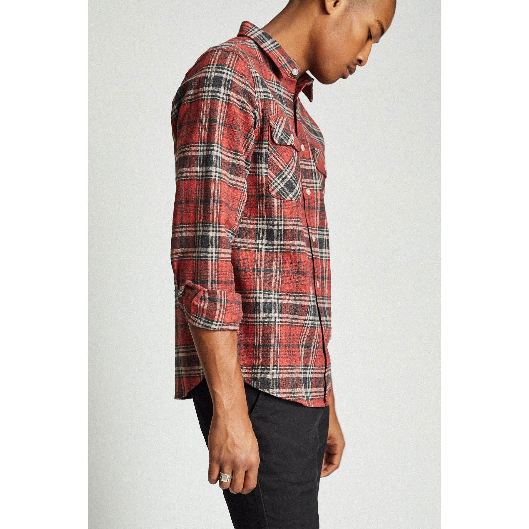 Brixton Bowery L/S Flannel — available at Norwood